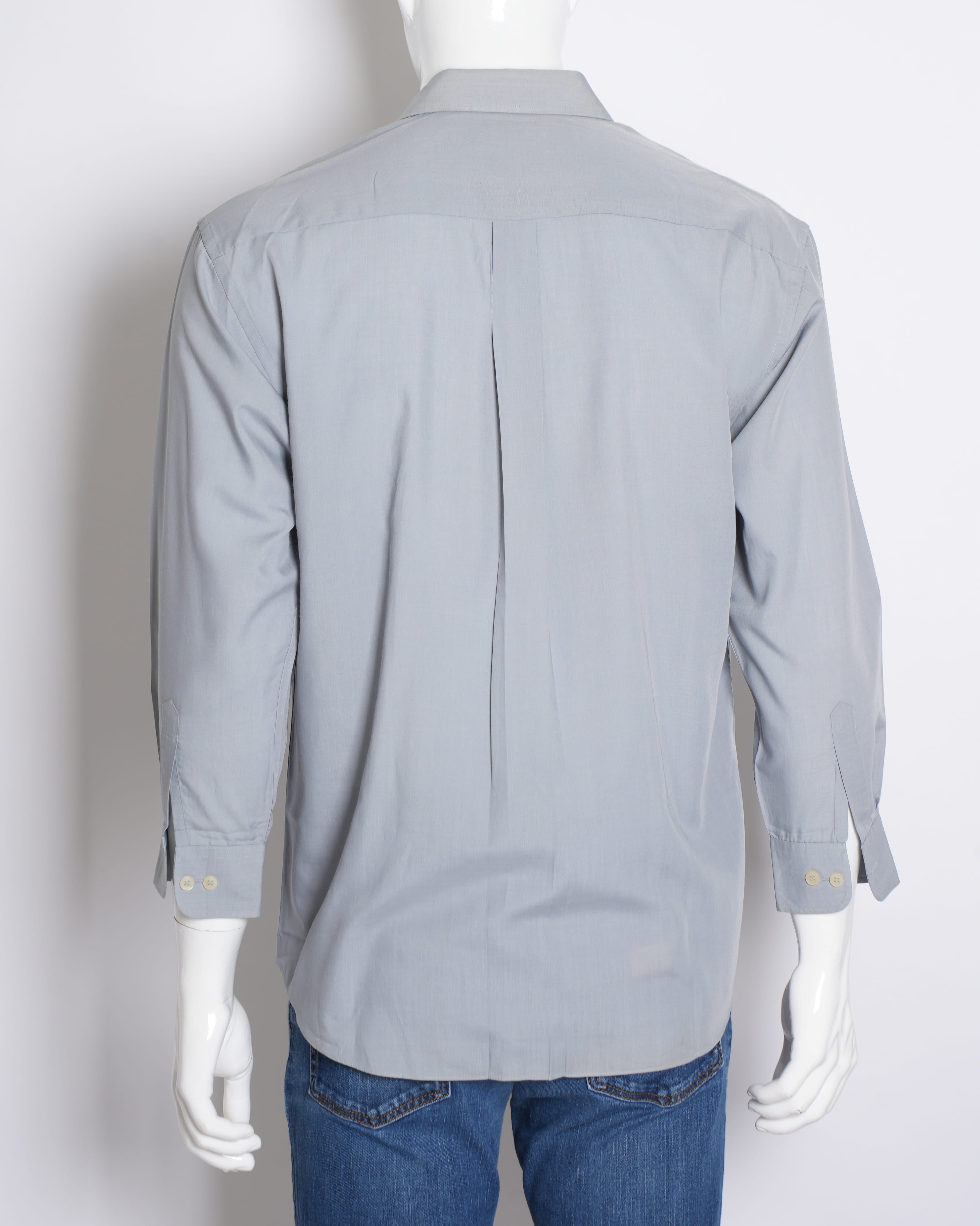 Balenciaga Men's Button-Down Shirt in grey