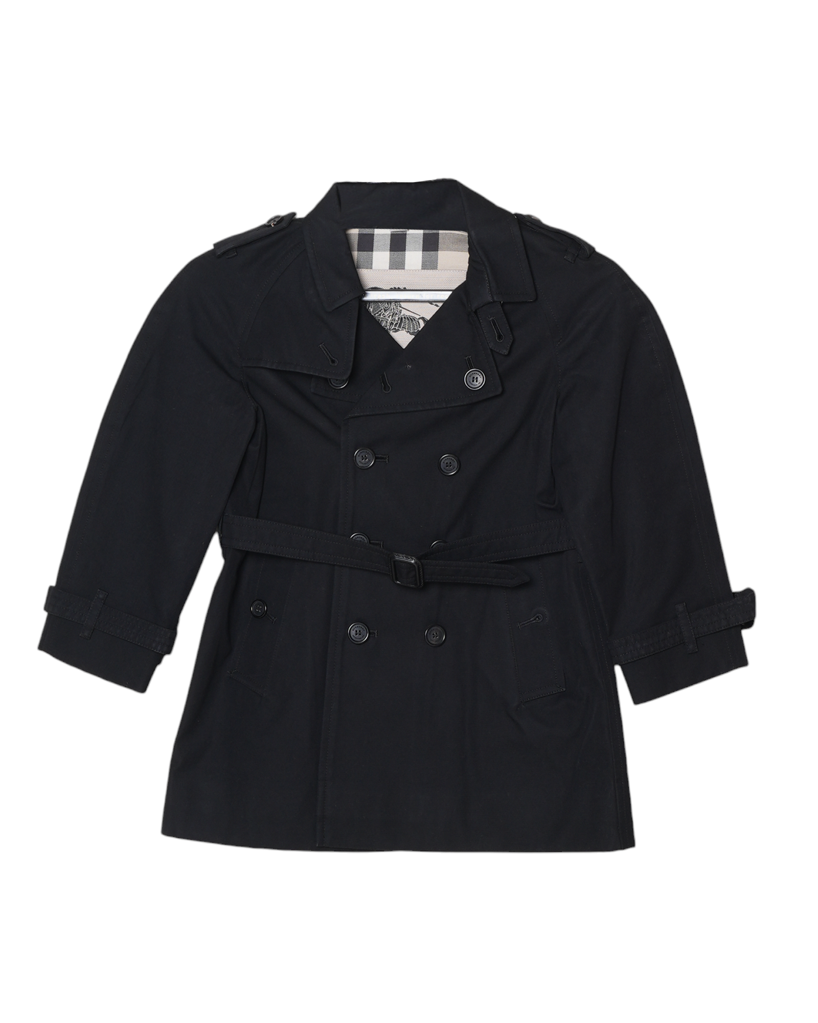 Burberry trench discount coat kids black