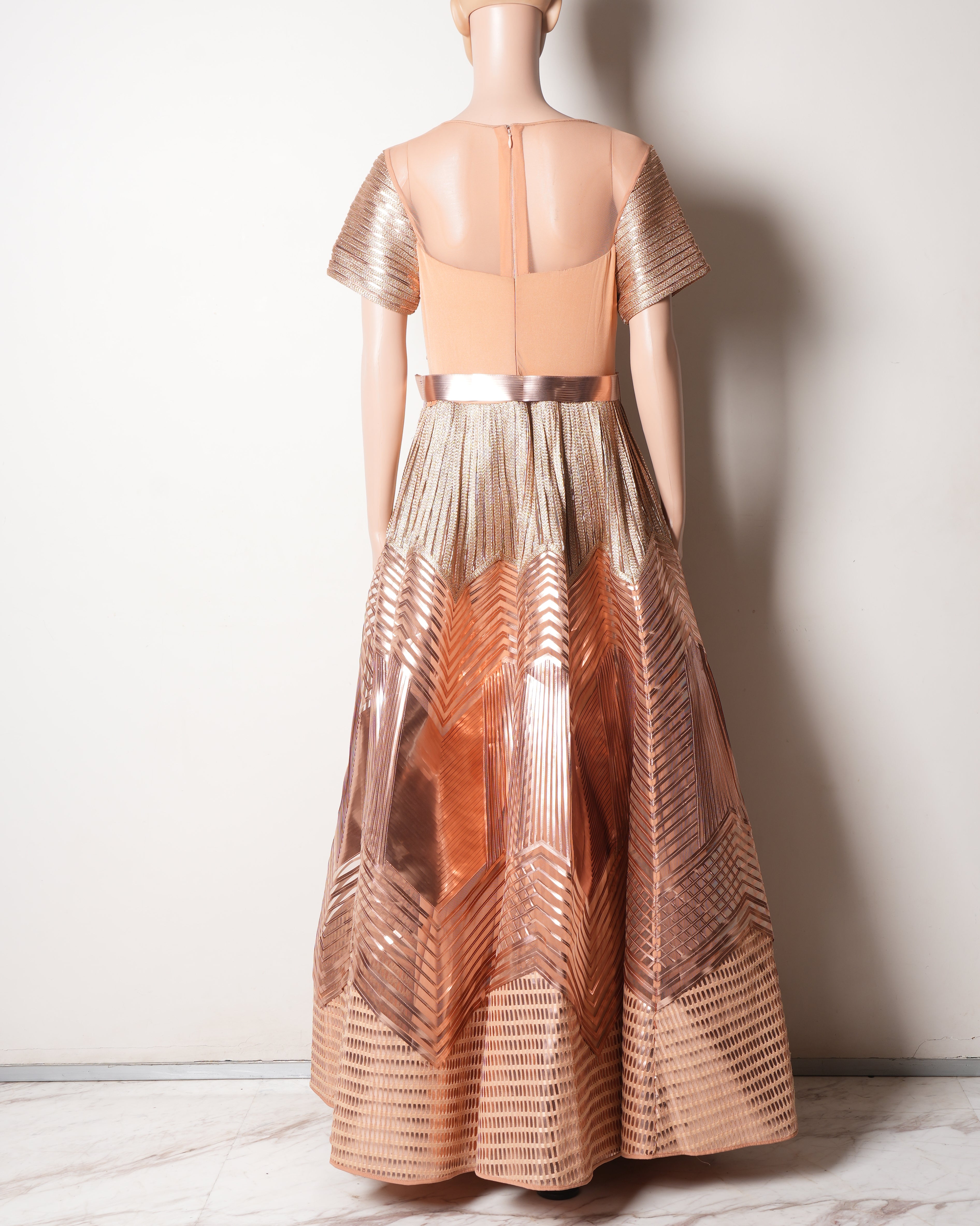 Amit Agarwal Gown With Dupatta