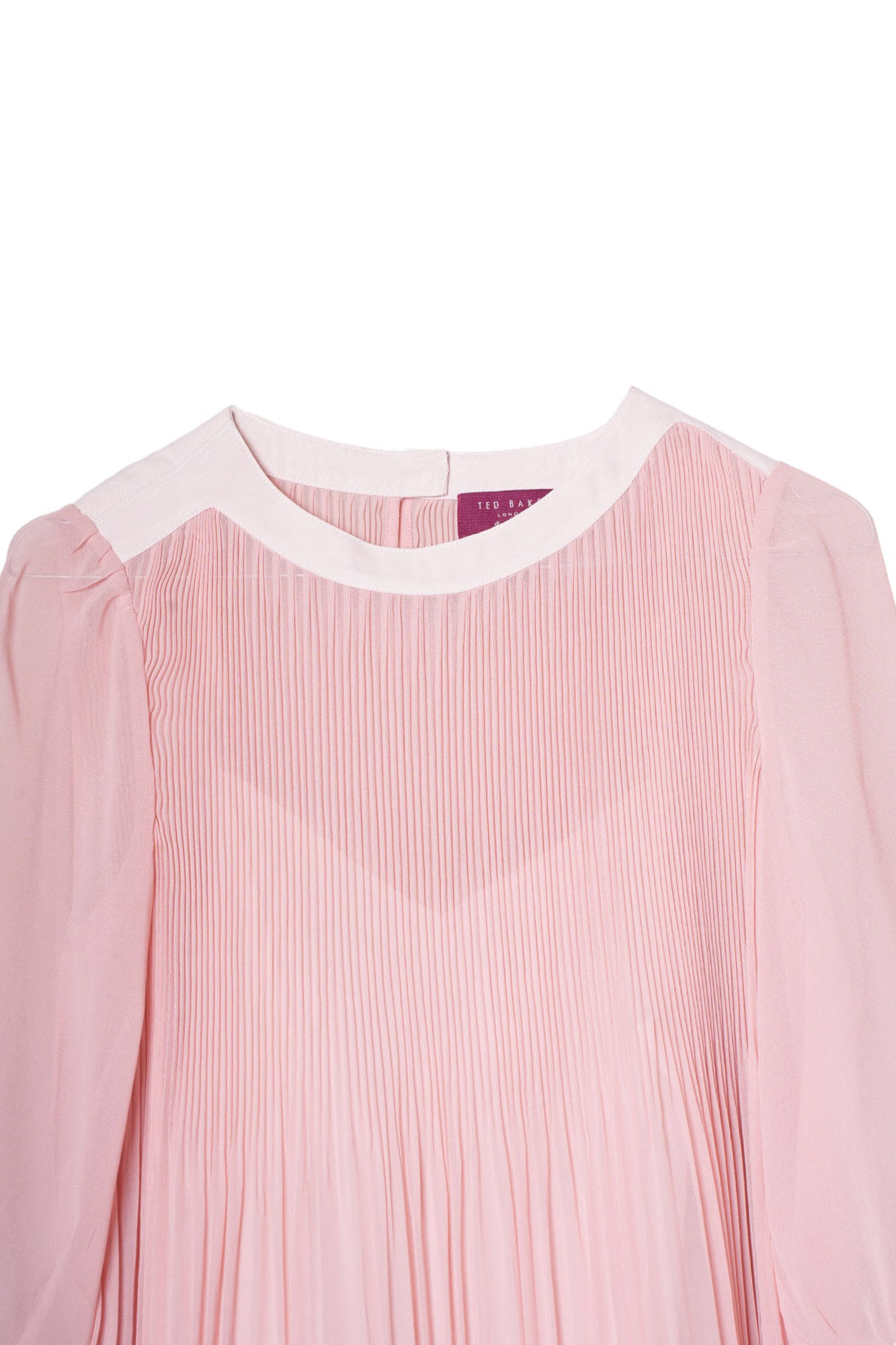 Ted Baker Pleated Dress With Sleeves