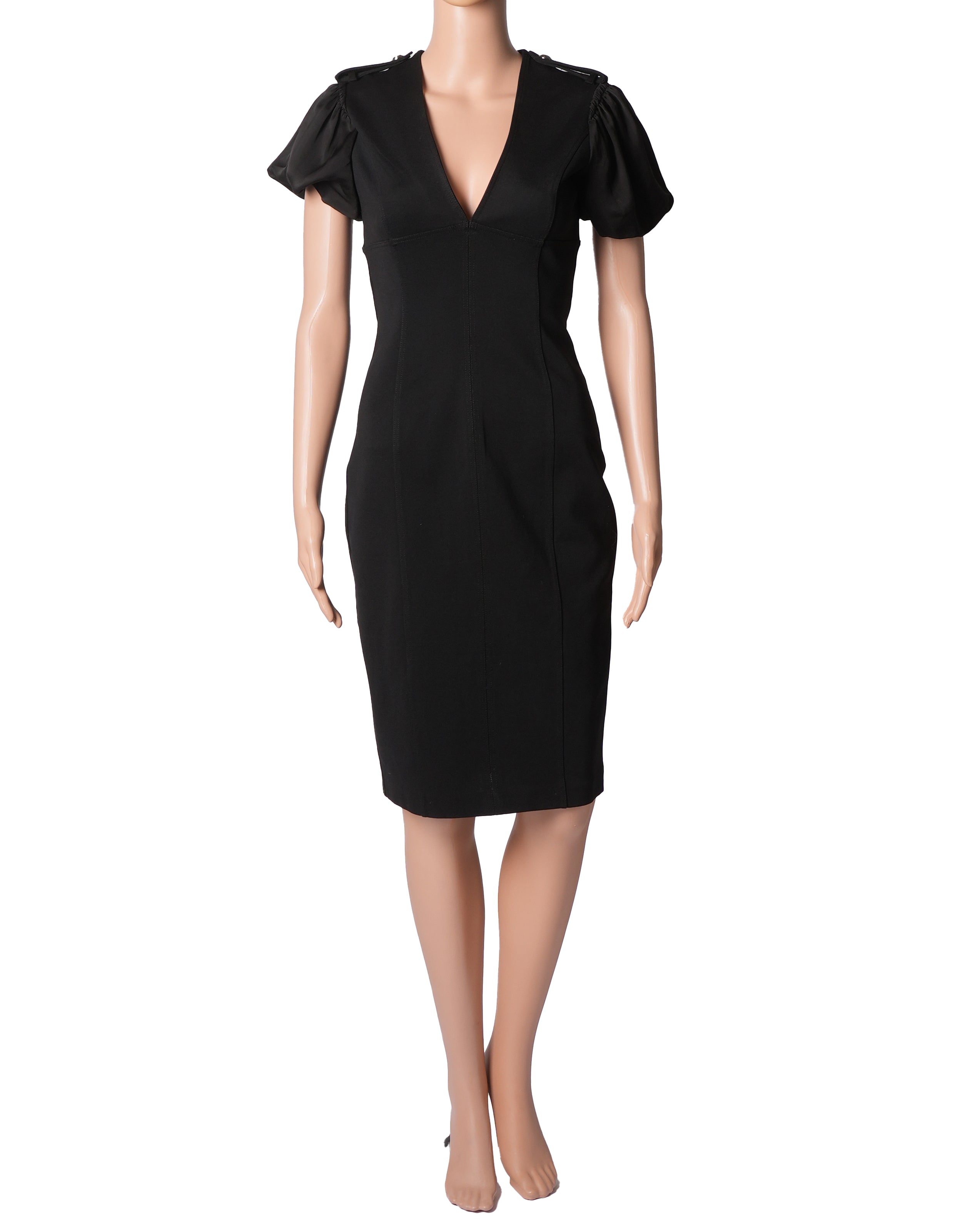 Burberry Bodycone Dress In Black