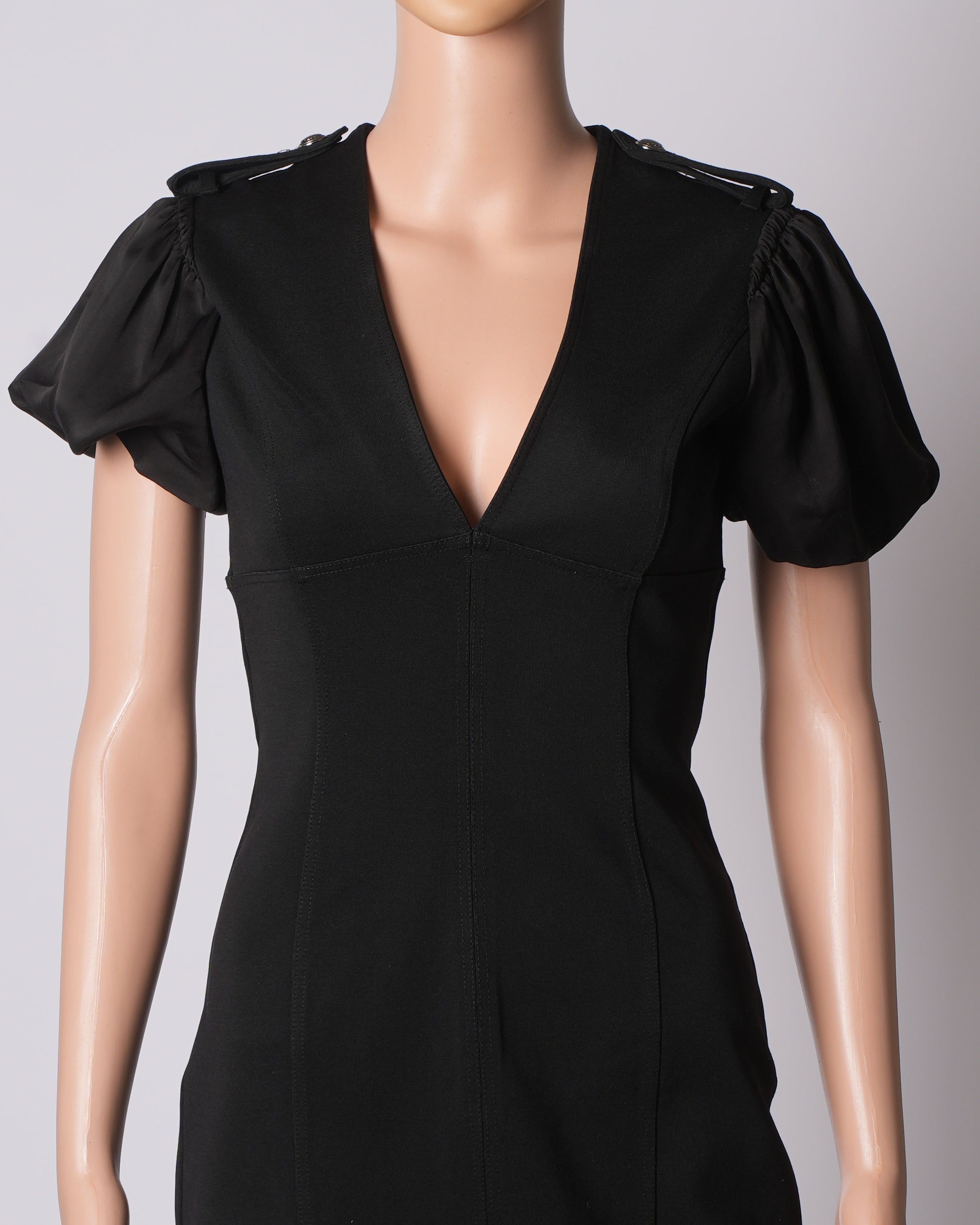 Burberry Bodycone Dress In Black