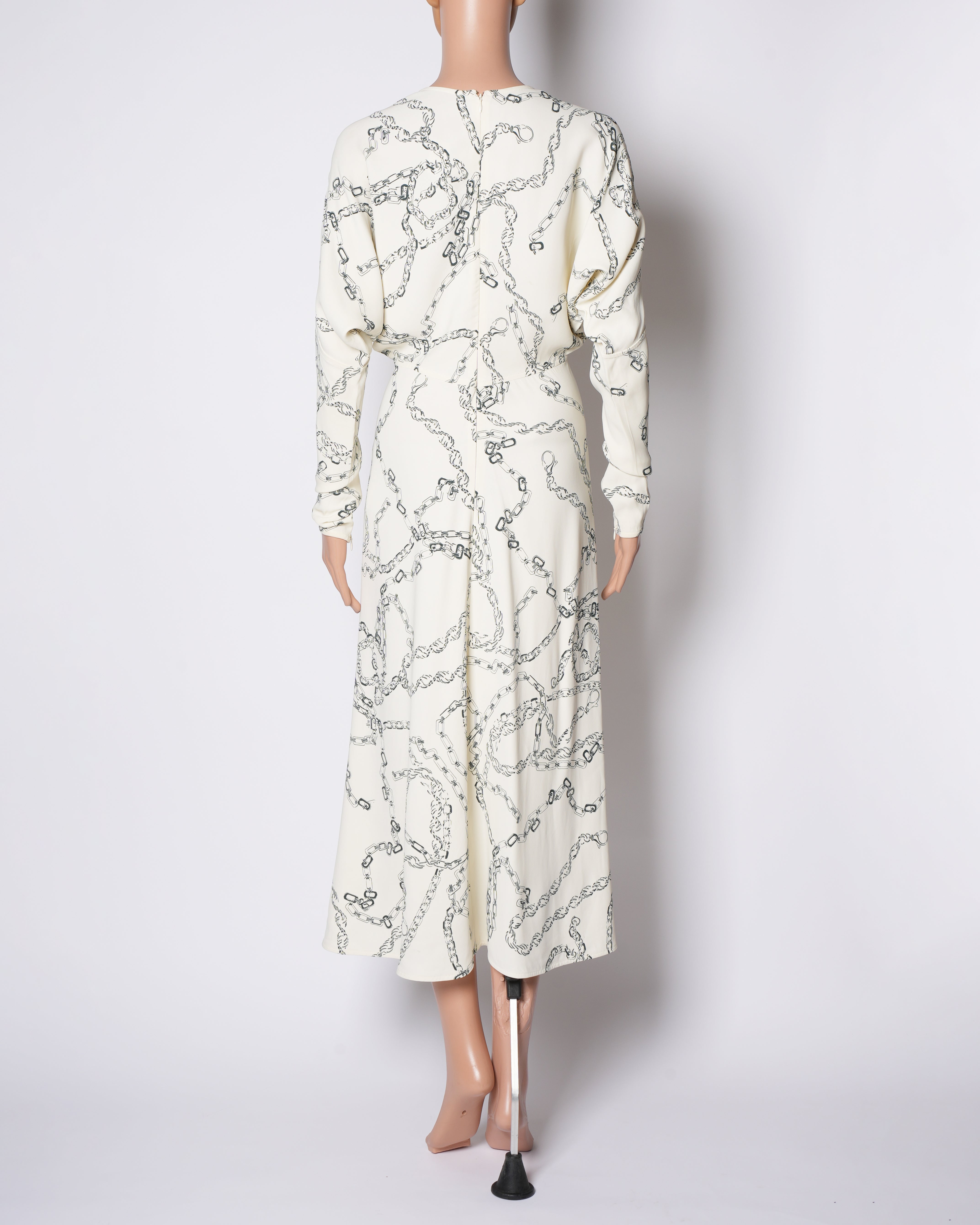 Victoria Beckham White Chain Dress