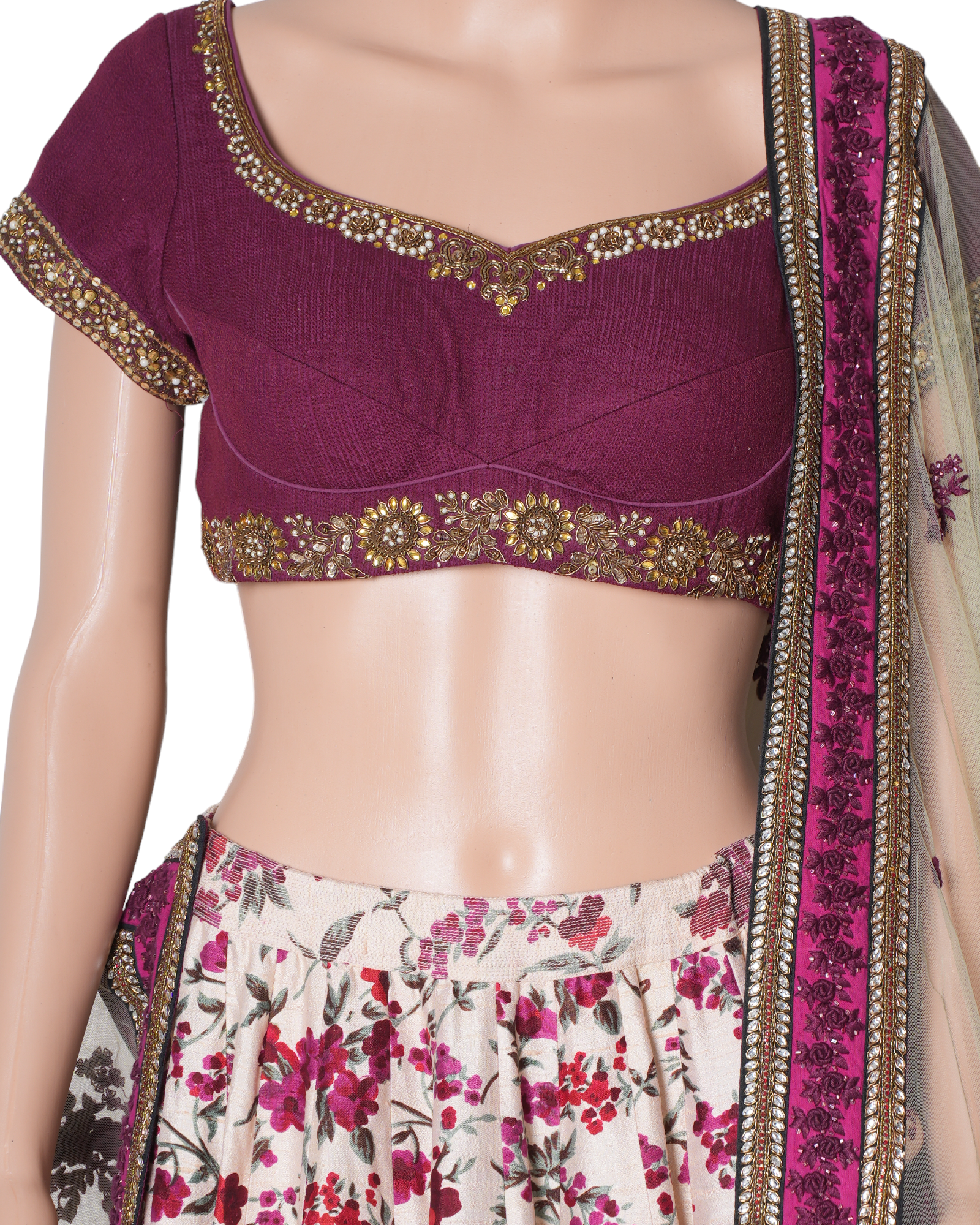 Sabyasachi Floral Printed Lehenga Set