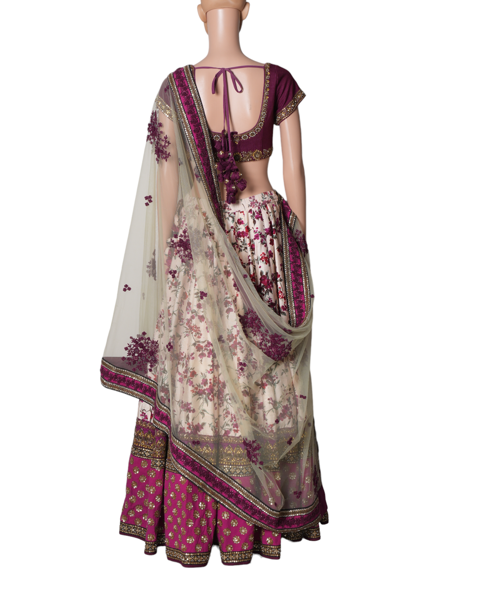 Sabyasachi Floral Printed Lehenga Set