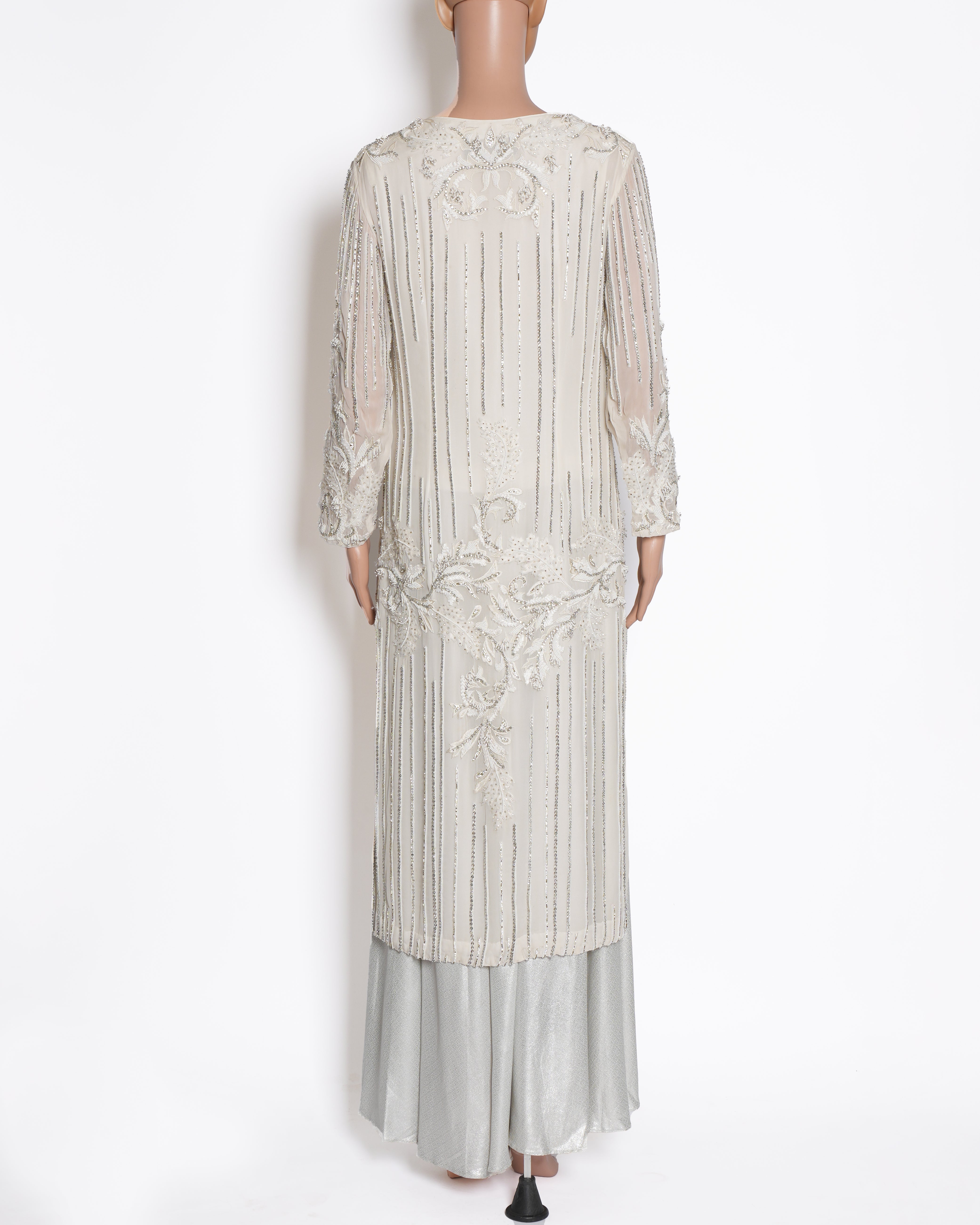 Geisha designs Crinkled Embellished kurta & Palazzo