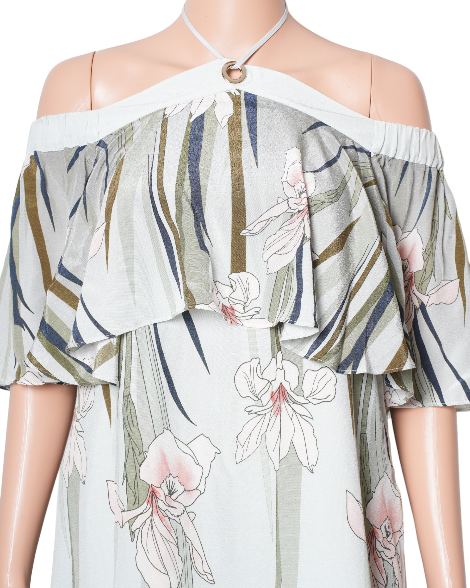 Ted Baker Pipper Willow Cold Shoulder Overlay Romper