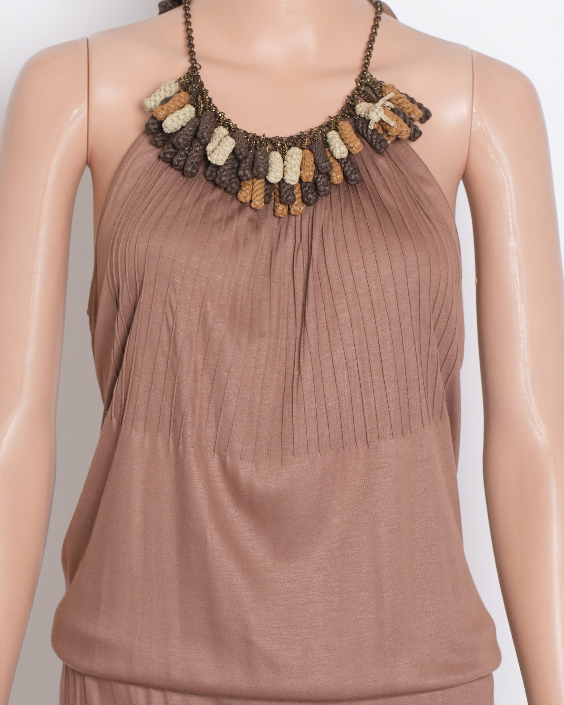 Rana Gill Halter Dress