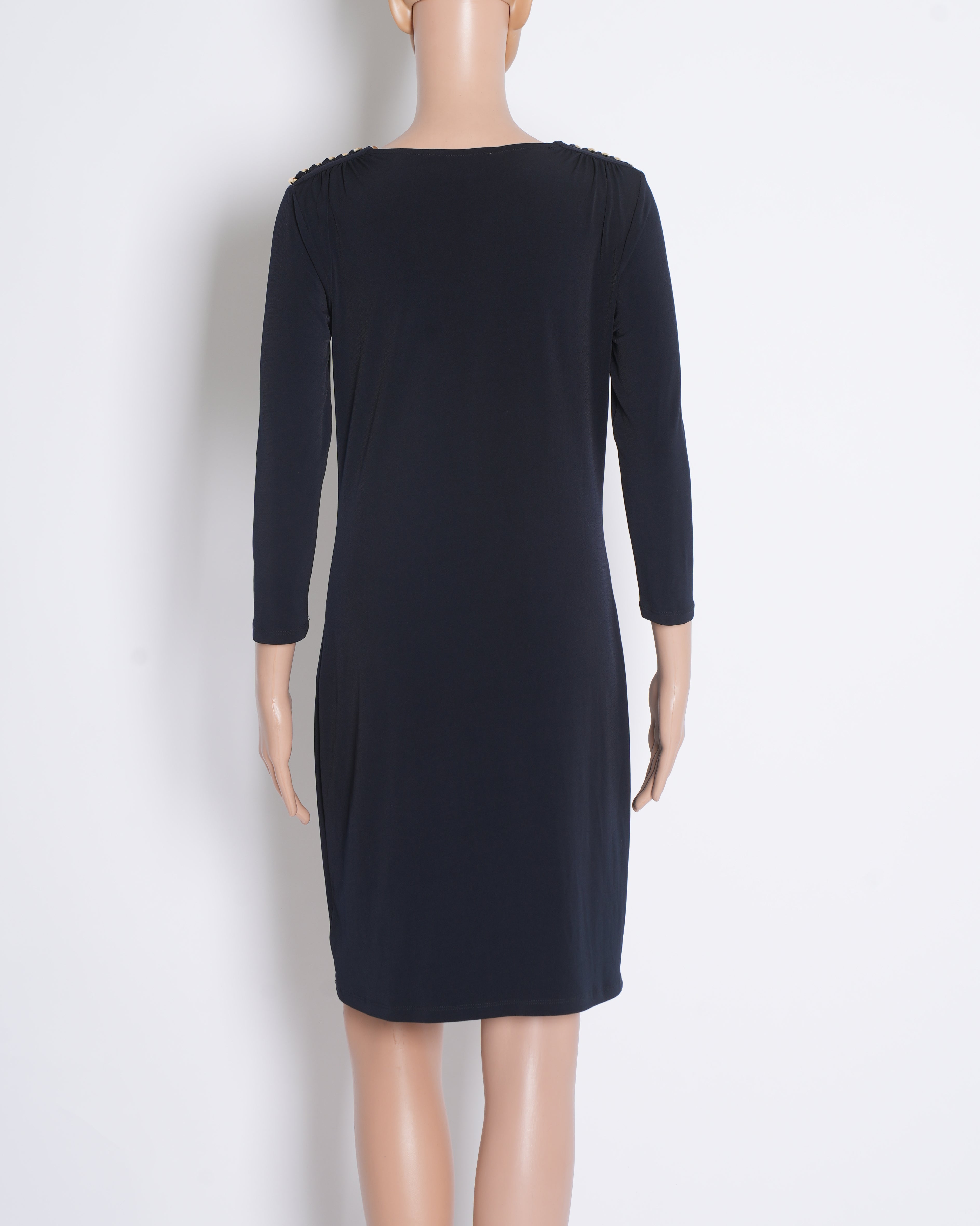 Michael Kors Straight Fit Dress in Black