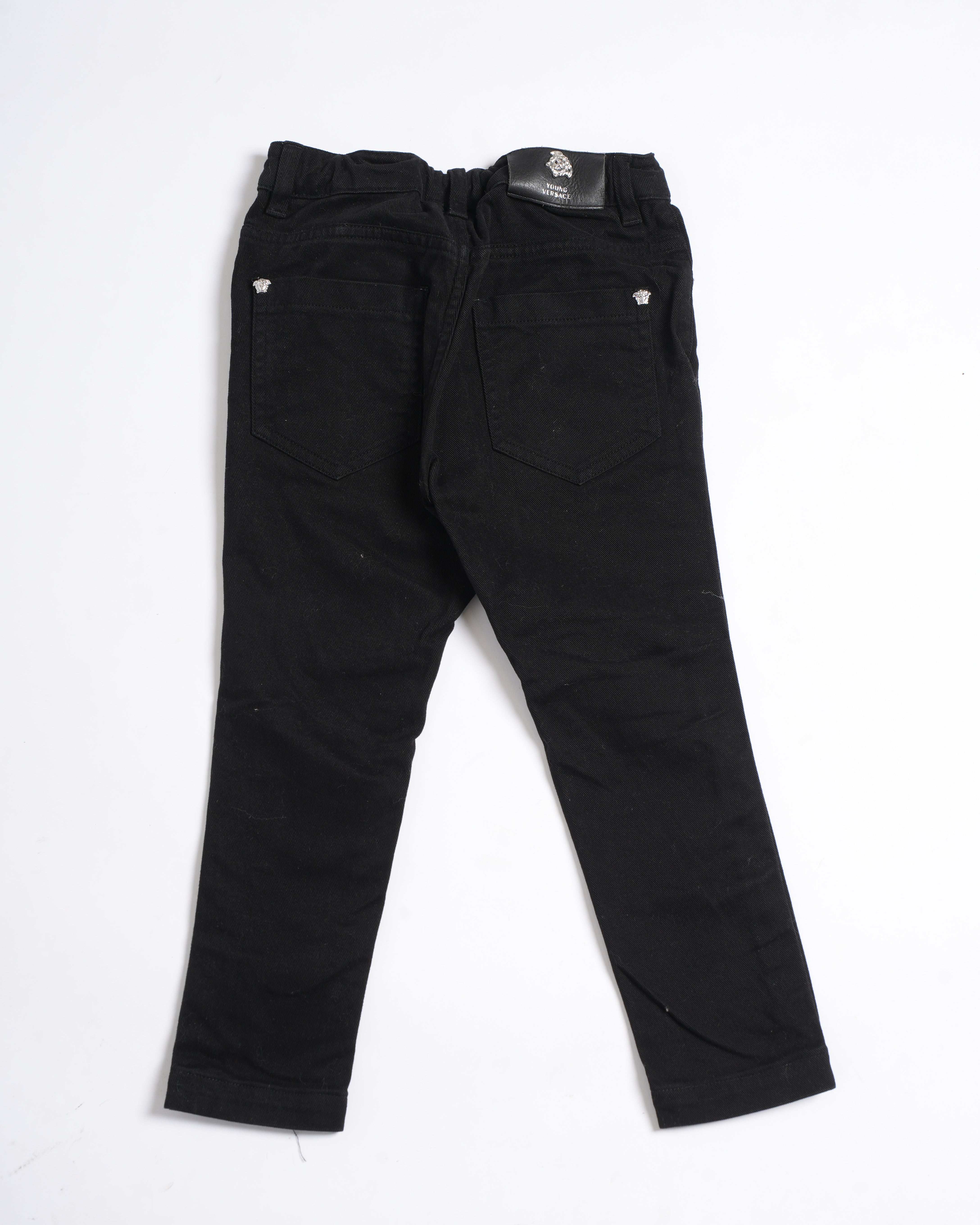 Young Versace Black Denim Trouser