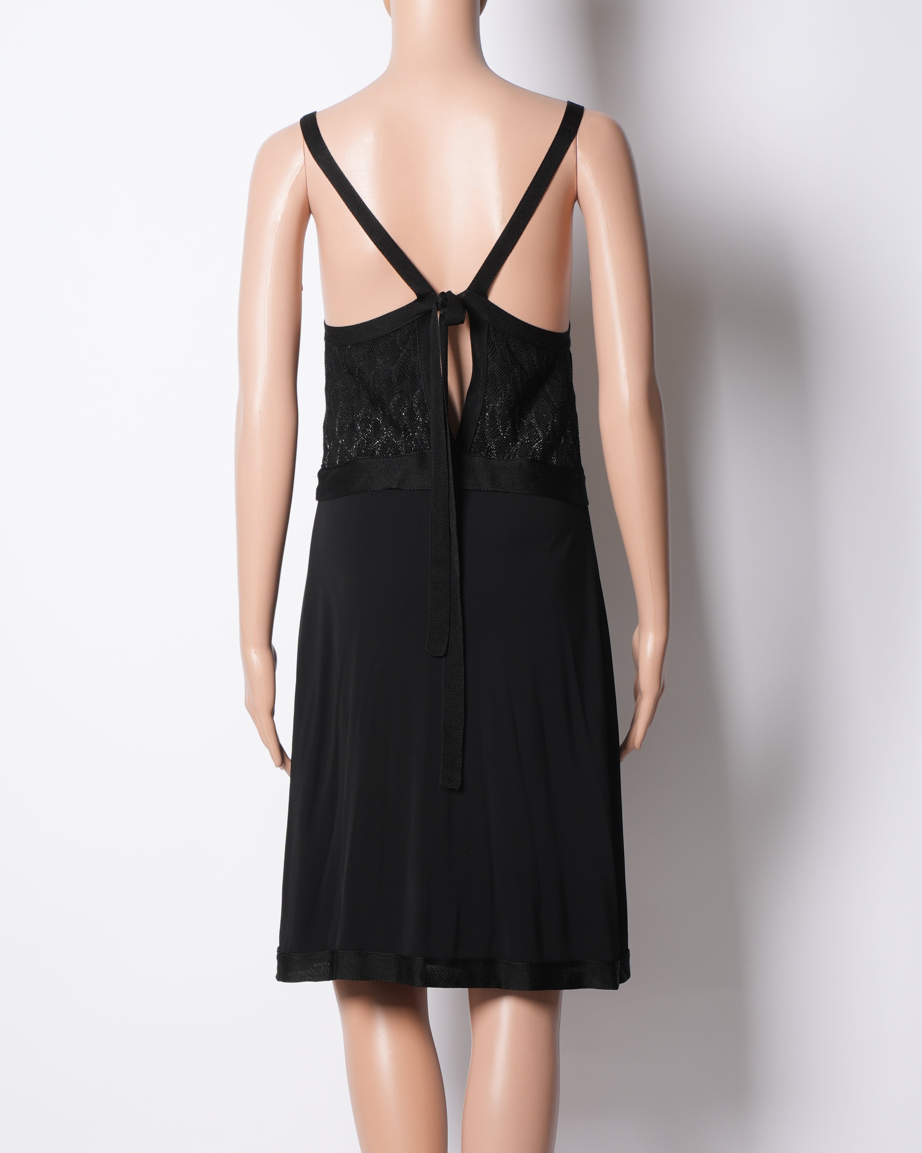 Missoni Lace Slip Dress In Black