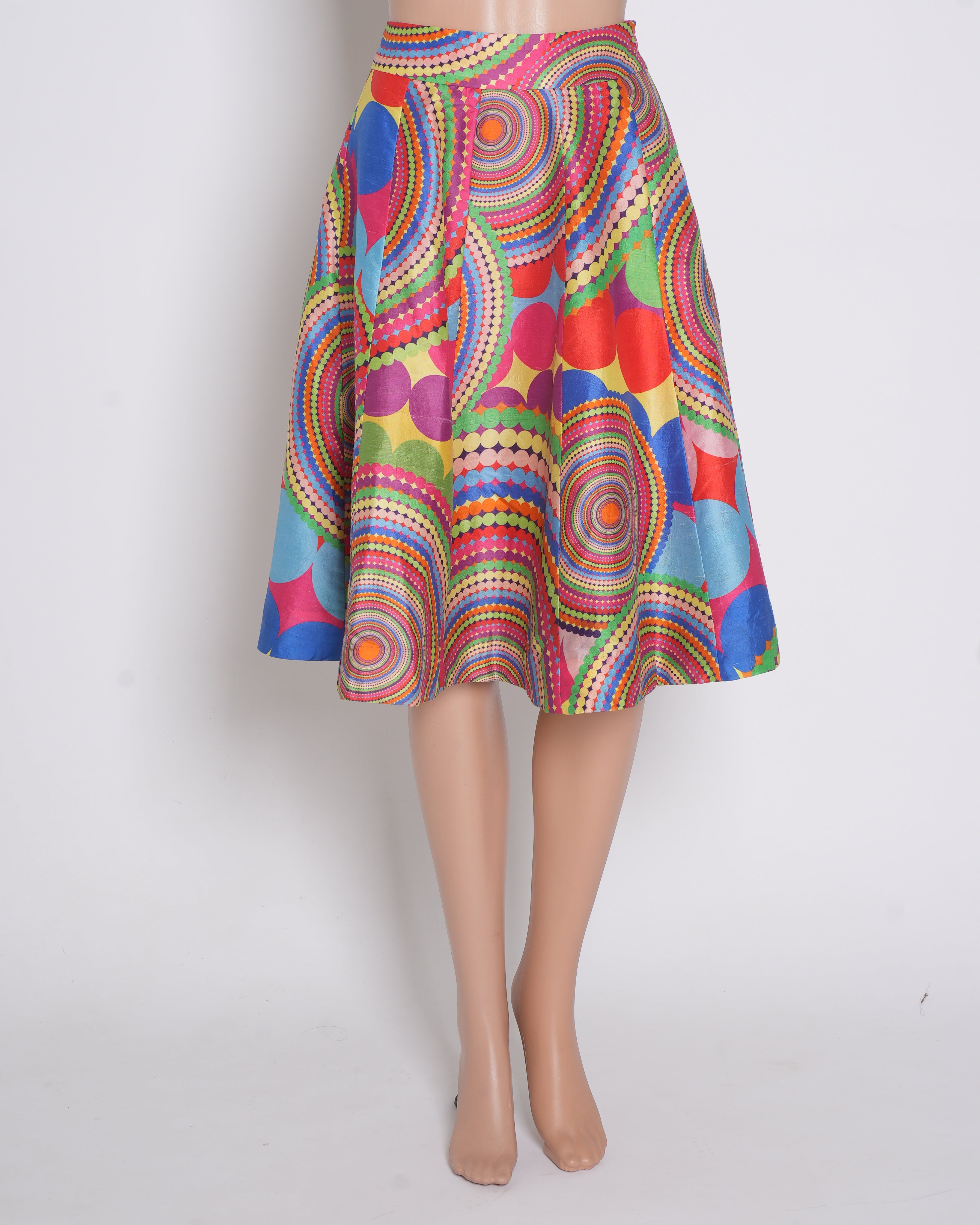 Manish Arora Polka Skirt In Multi Colour