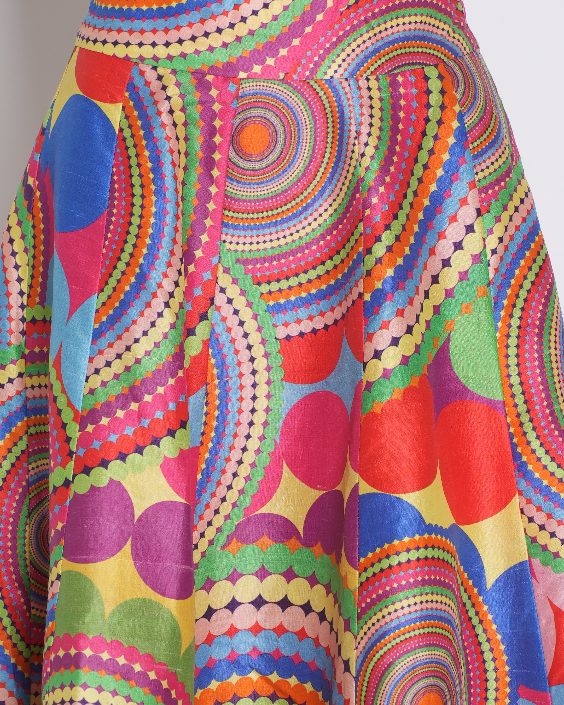Manish Arora Polka Skirt In Multi Colour