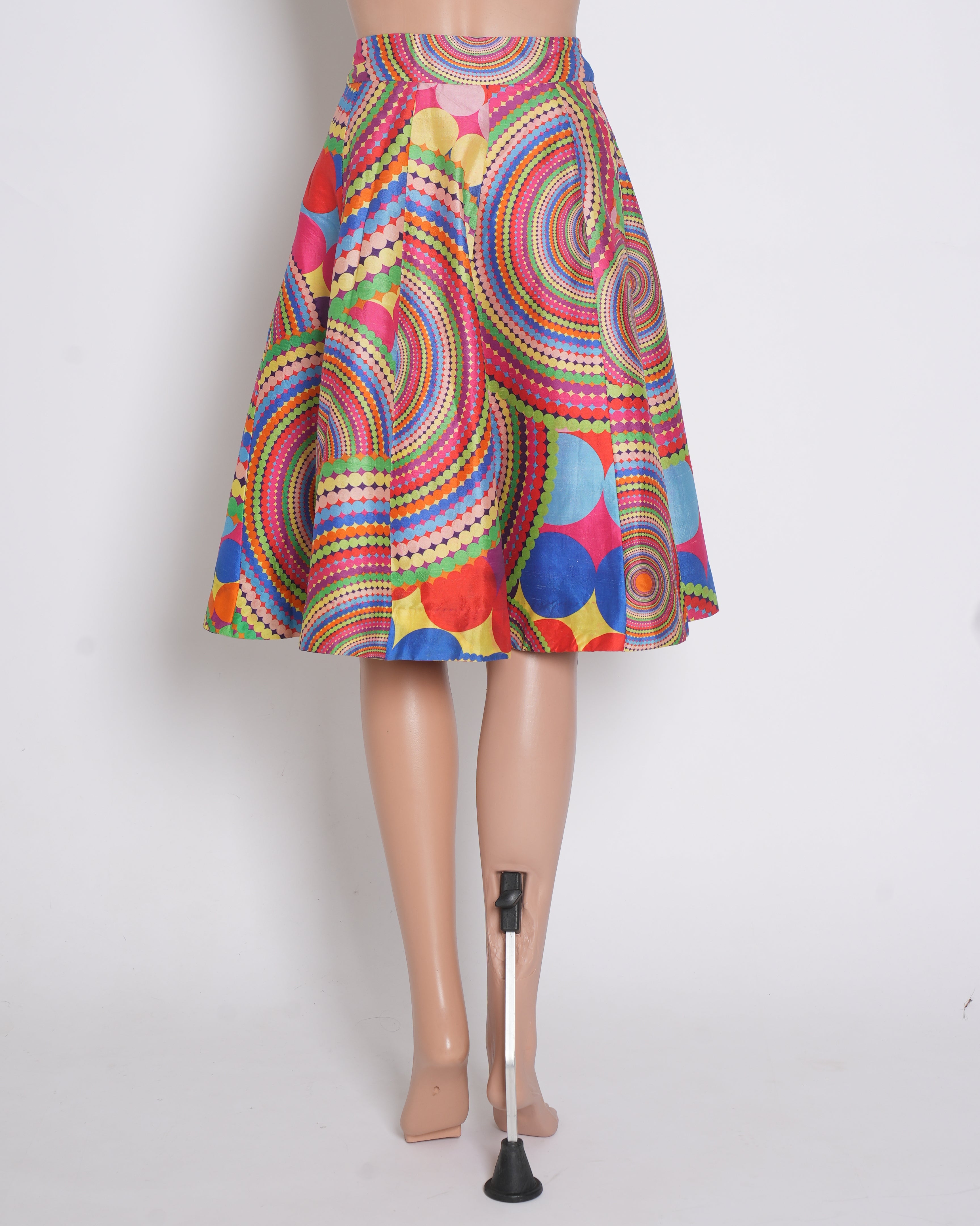Manish Arora Polka Skirt In Multi Colour