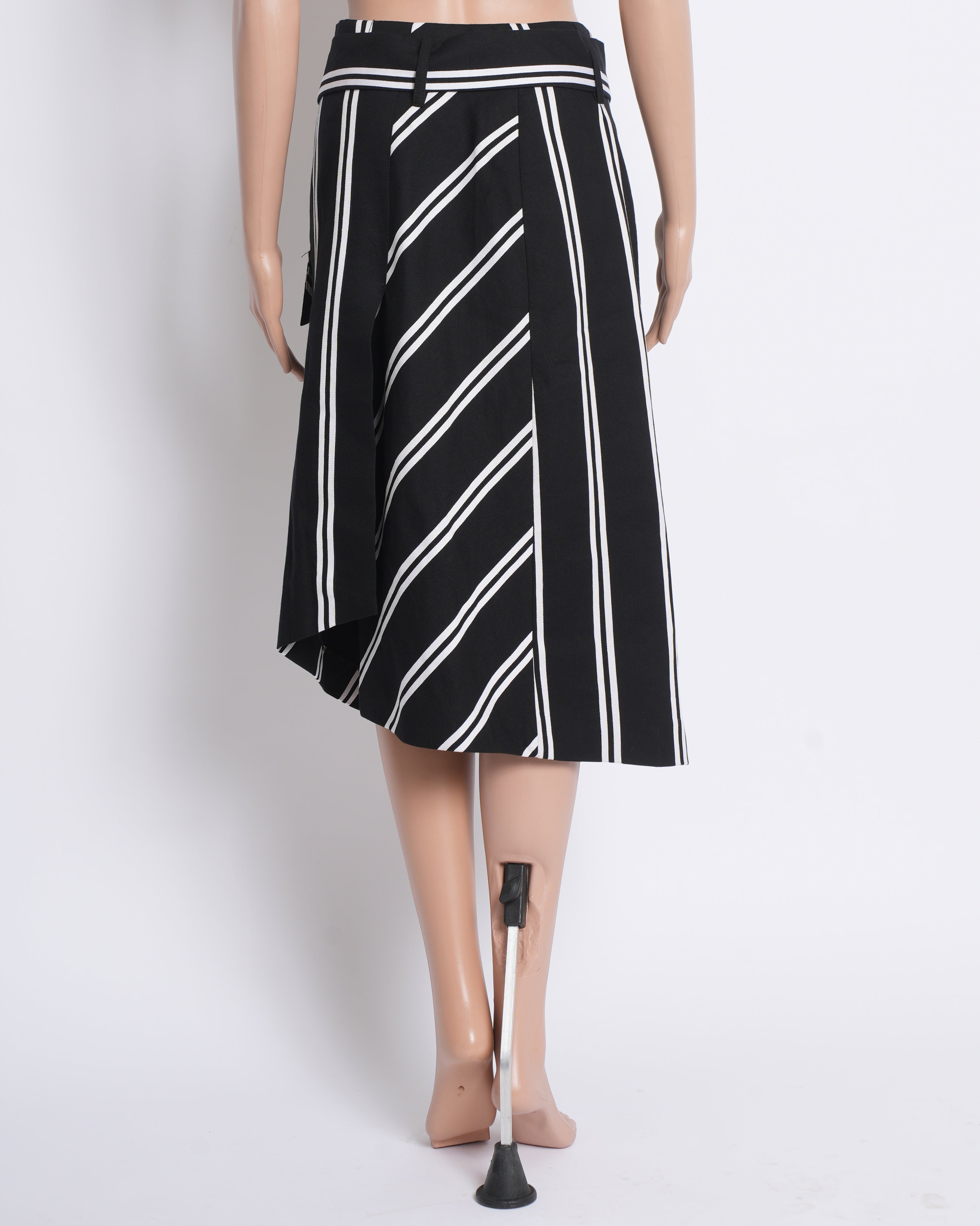 Maje Black & White Skirt
