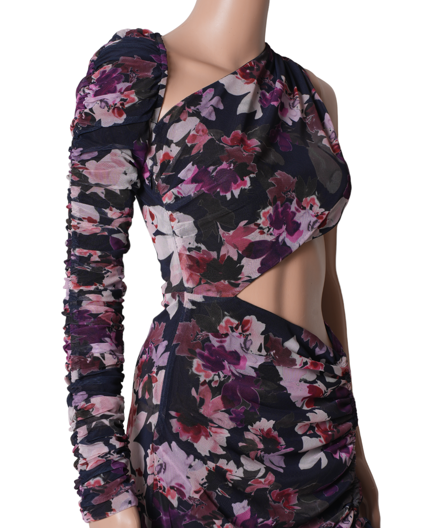 Nicholas Floral Drape Dress