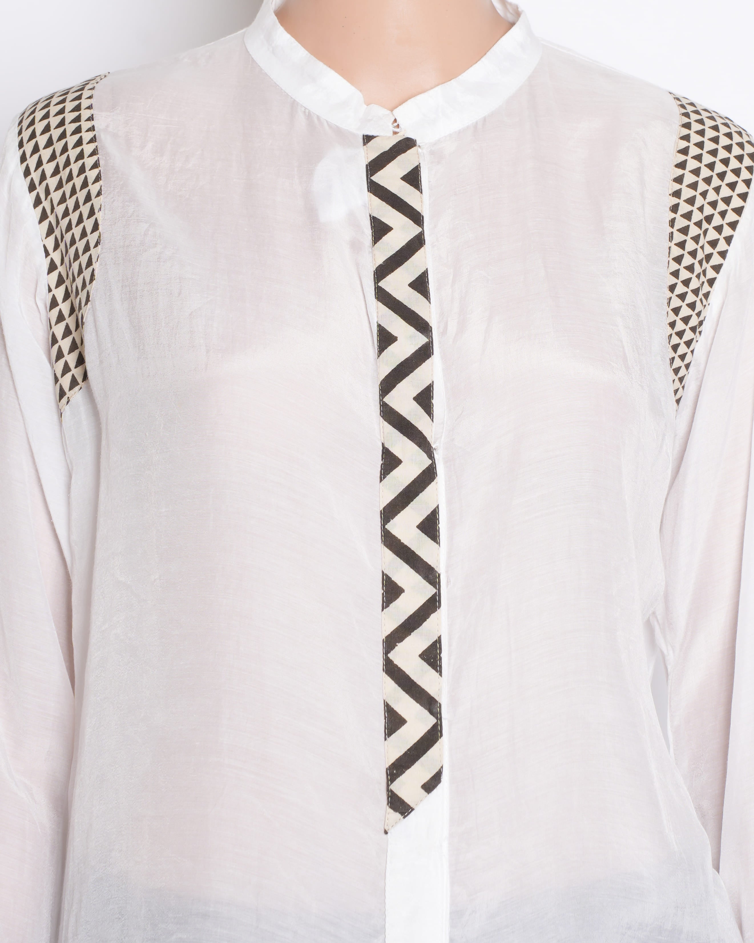 Natasha J Top in White