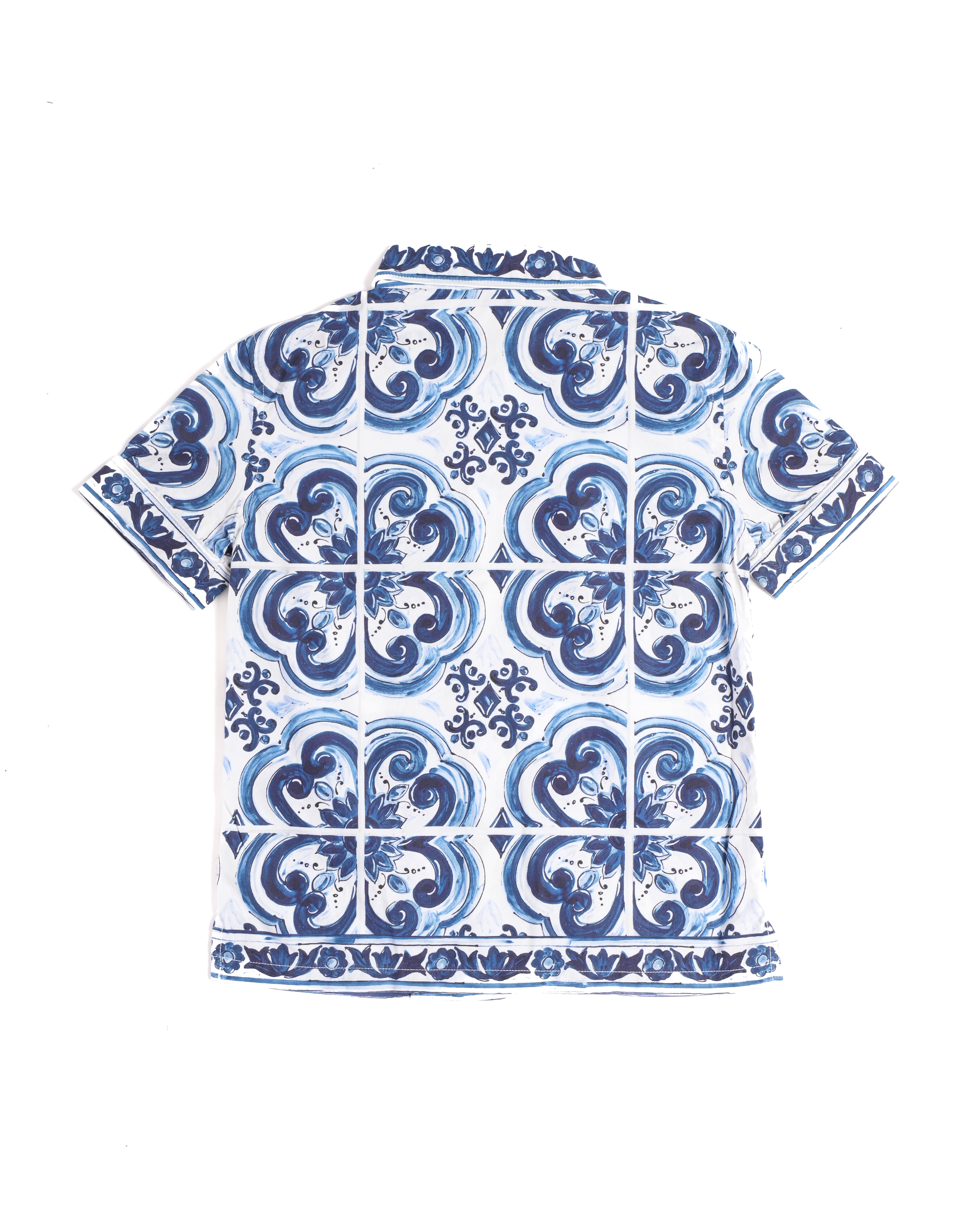 Dolce & Gabbana Kids Majolica Print Shirt