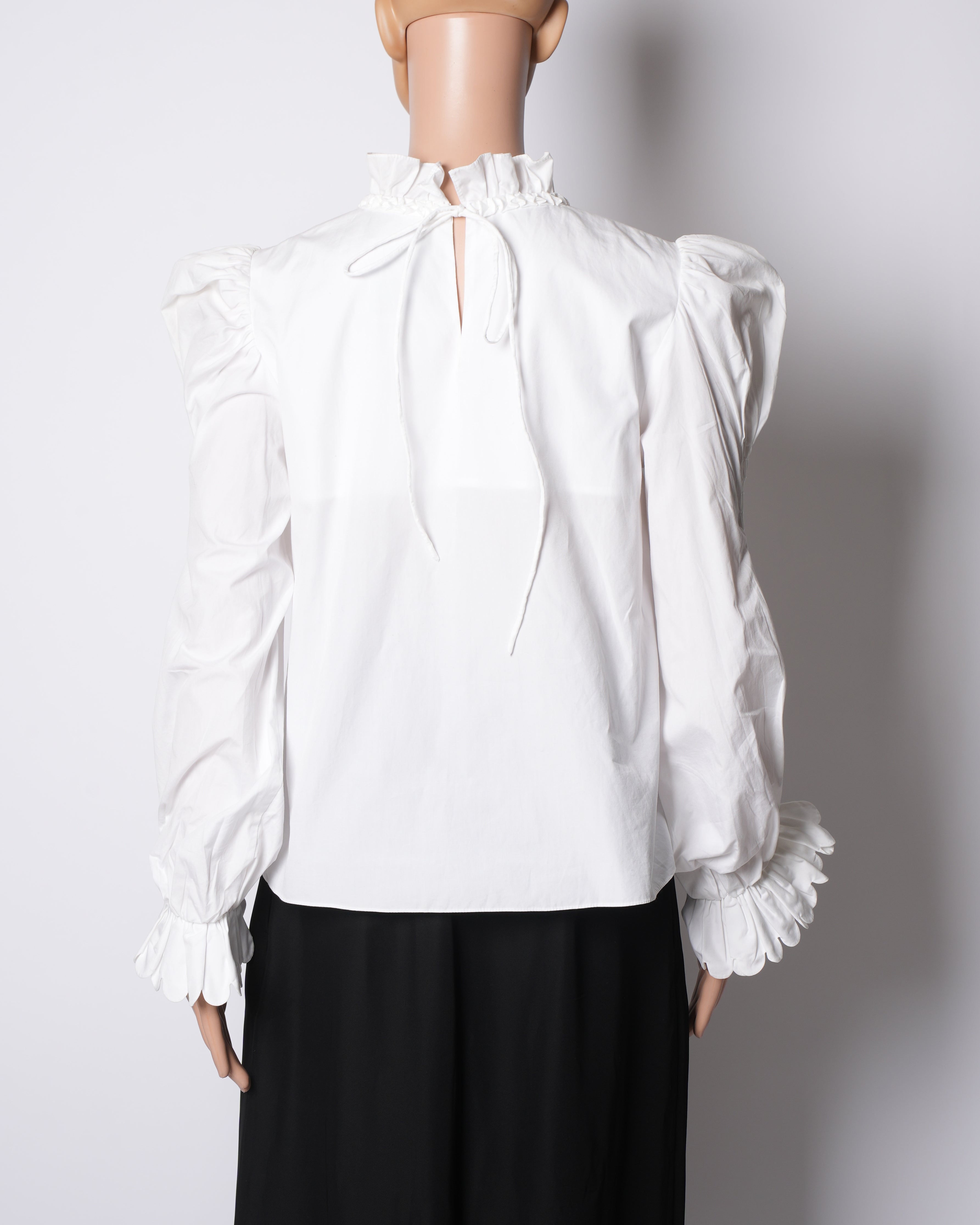 Horror Vacui White Blouse