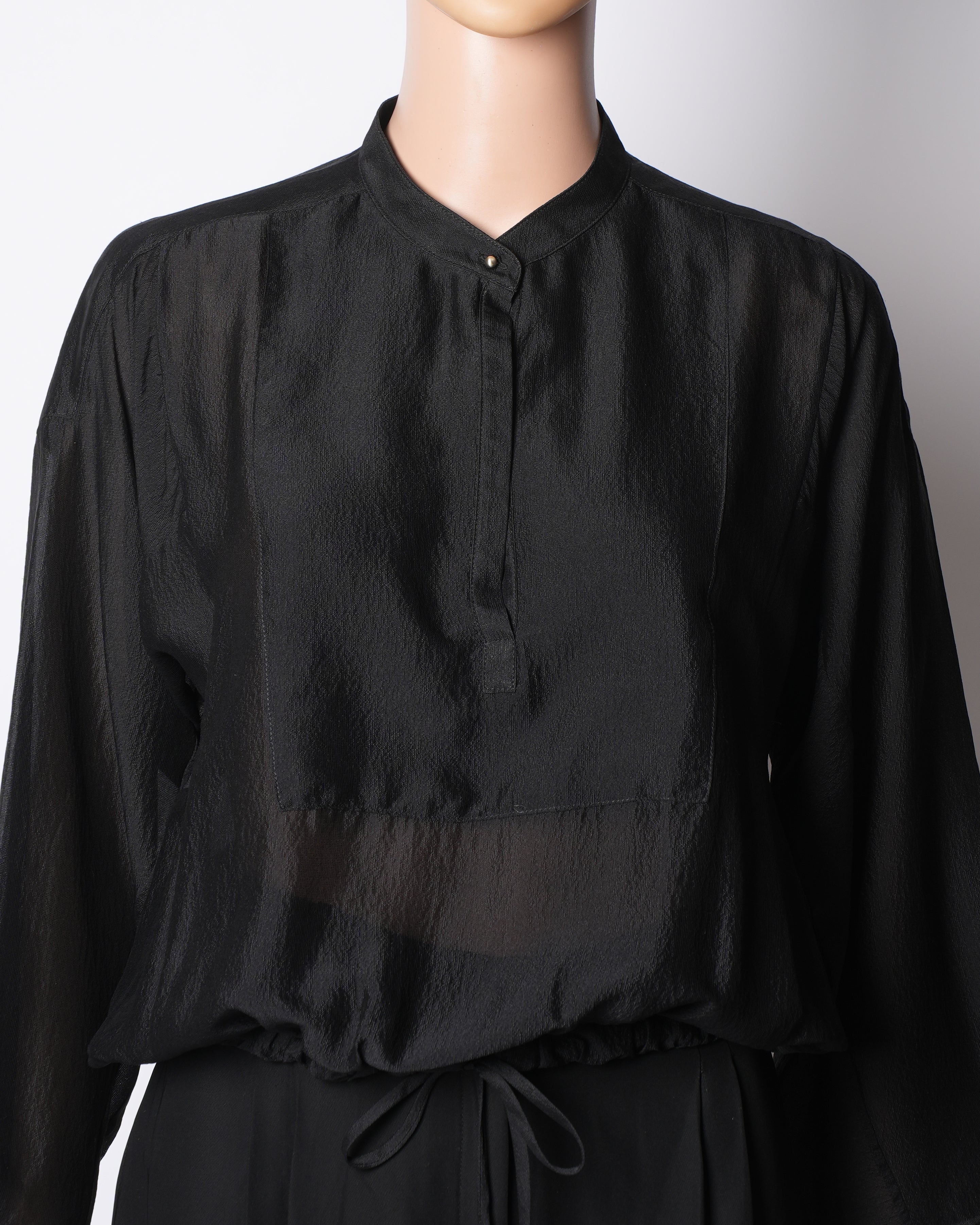 Maiyet Black Drawstring Top