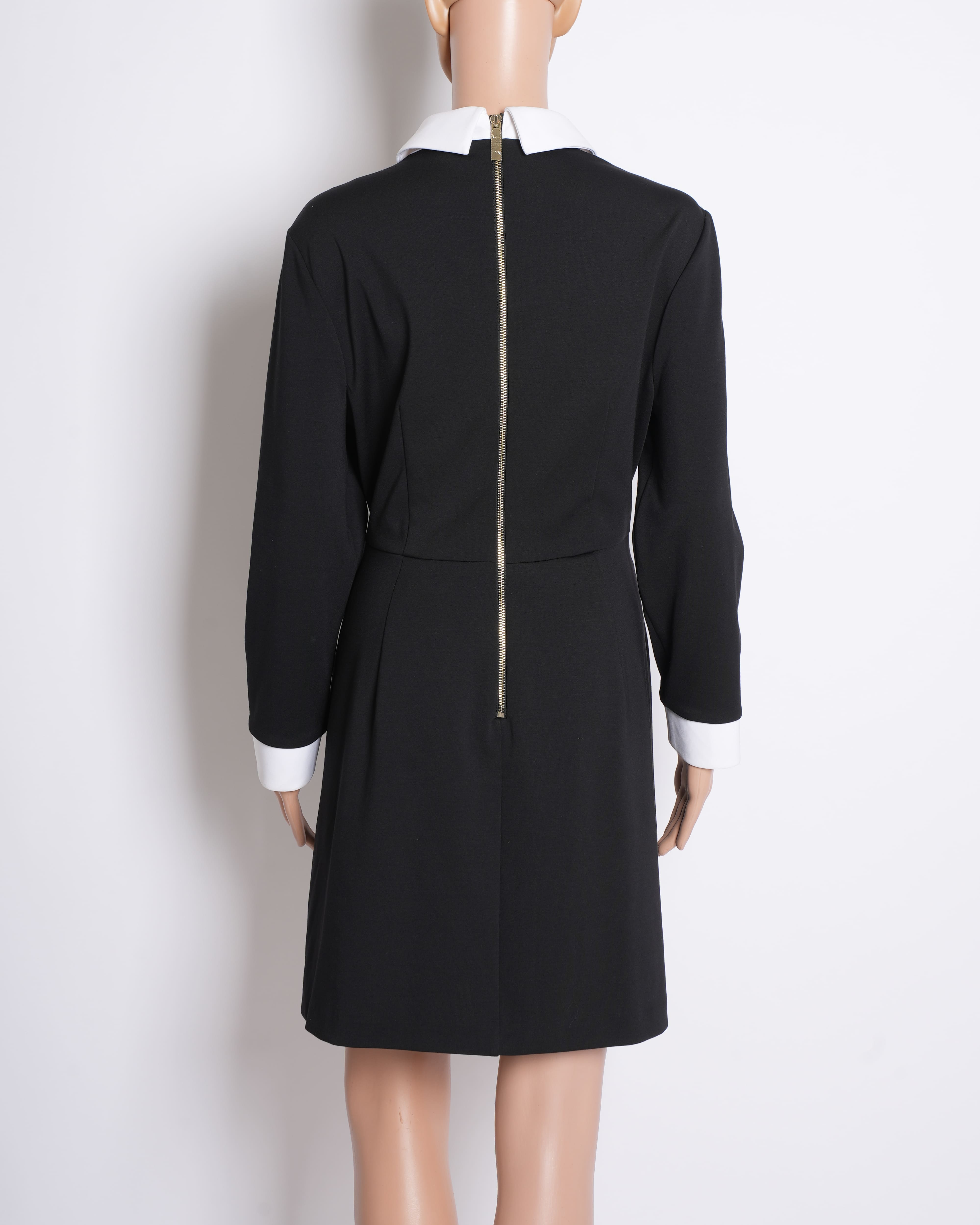 Ted Baker Collared Dress with Floral Embroidered Detailing