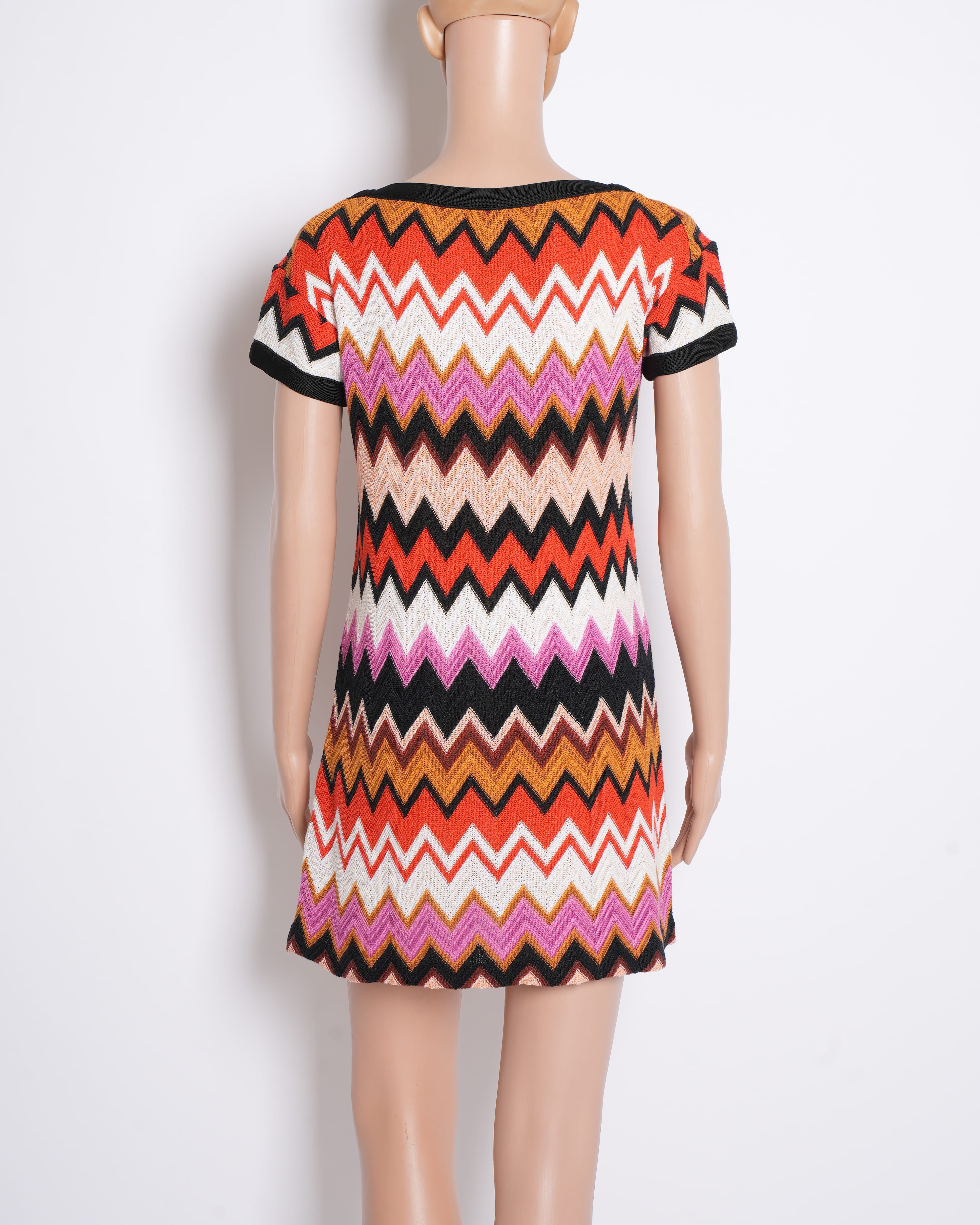 Missoni Zig Zag Knitted Loose Fit Dress