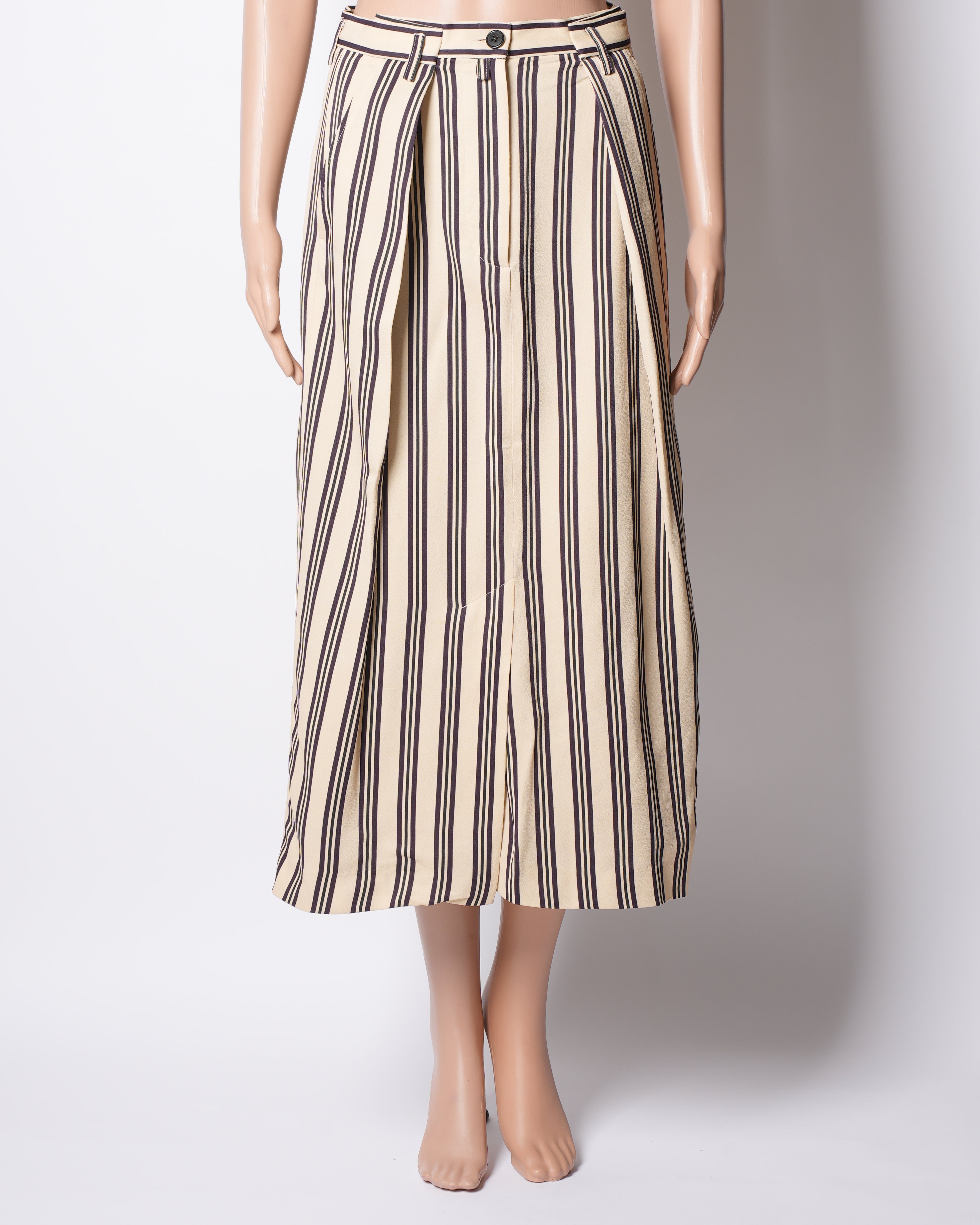 Dries Van Noten Vertical Stripe Skirt