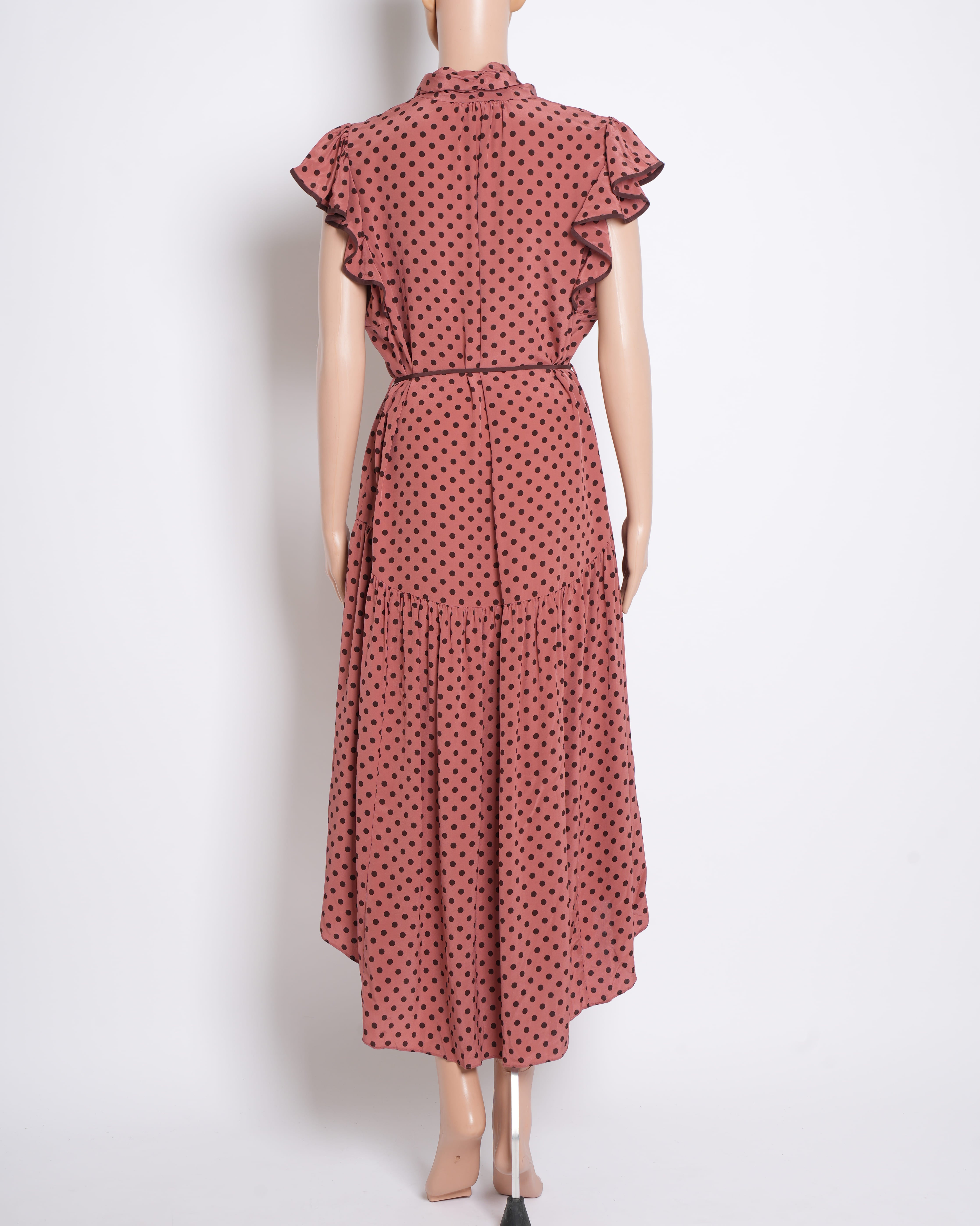Zimmermann Polka Dot Dress In Red