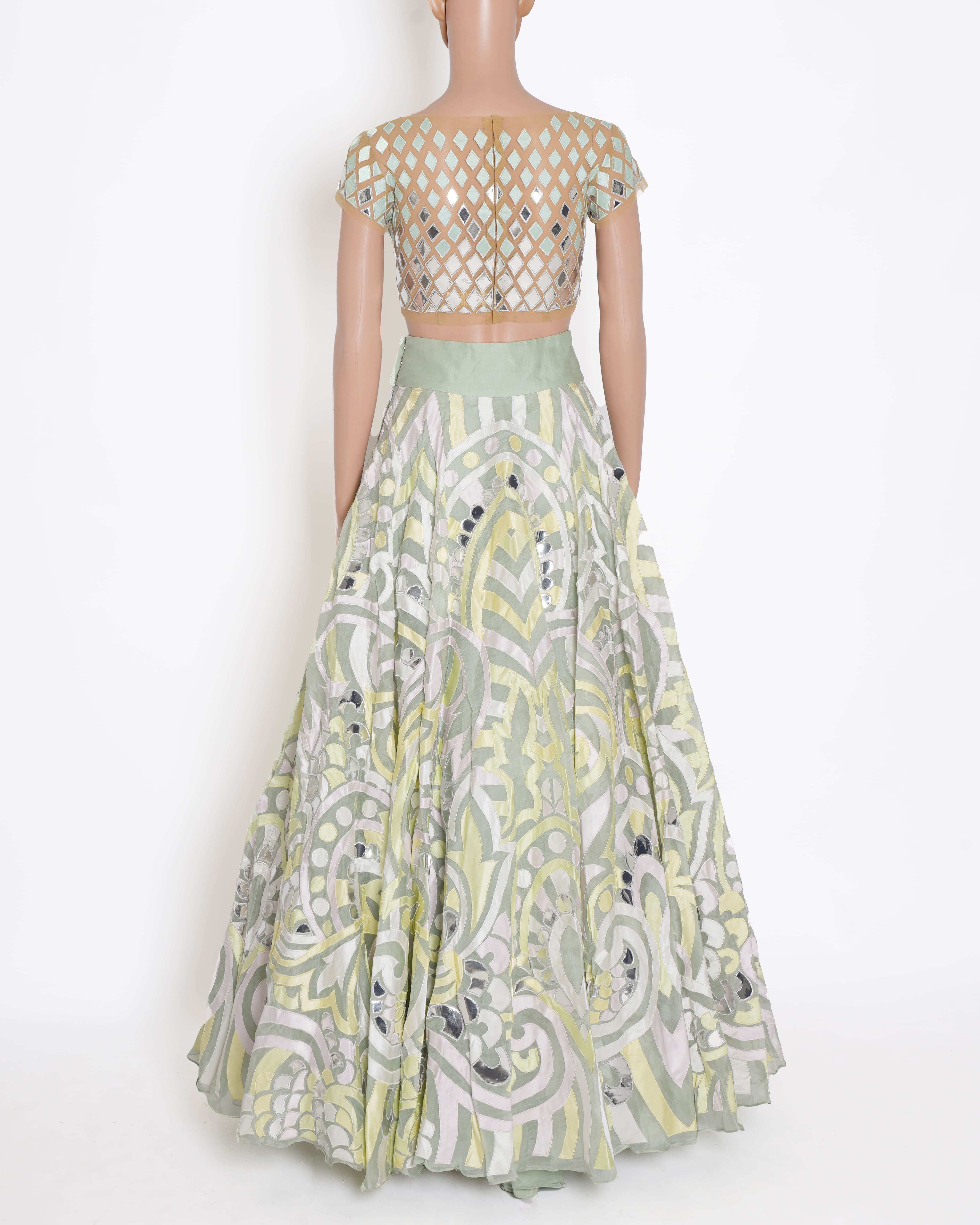 Abu Jani Sandeep Khosla Blouse & Lehenga Set