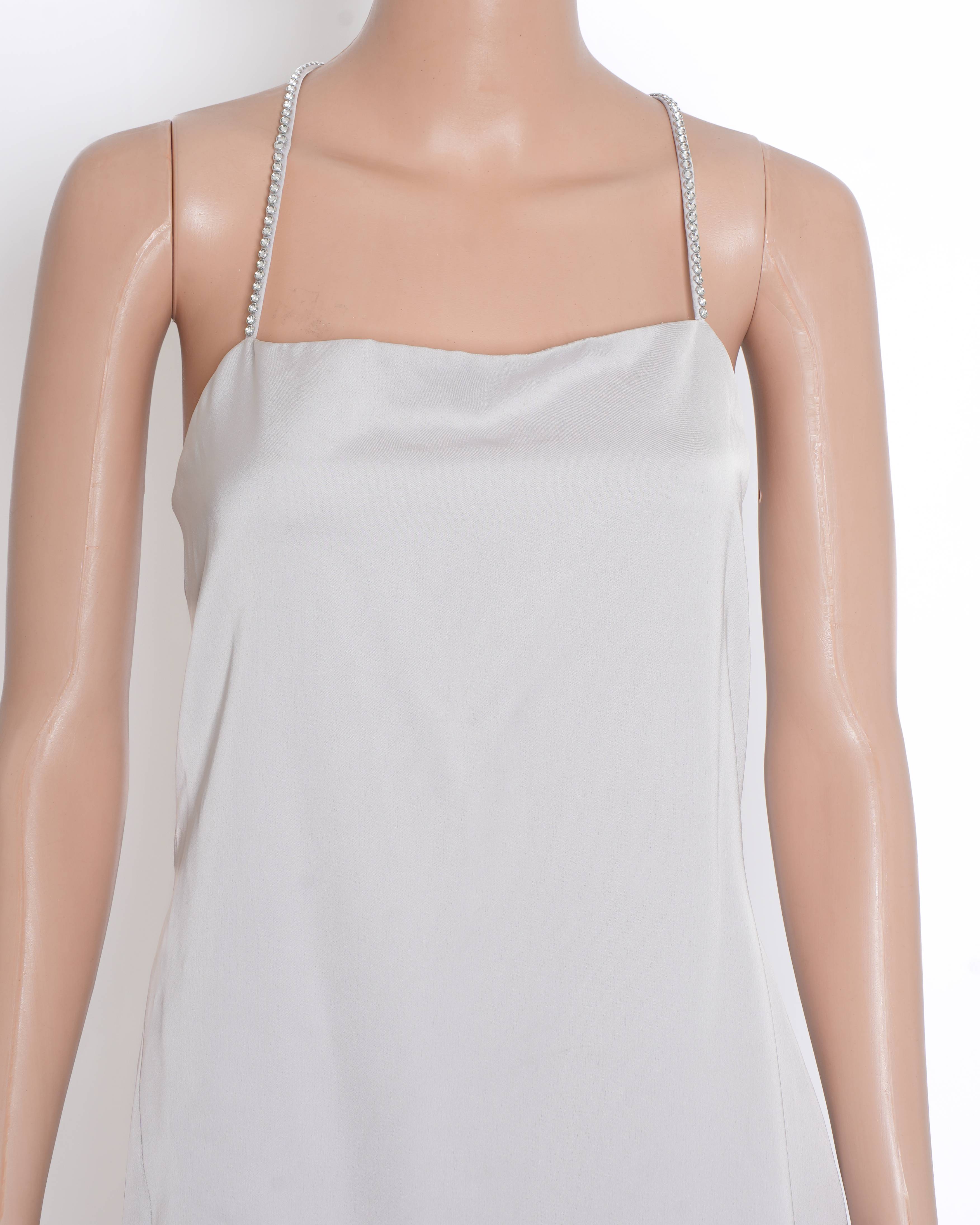 New Attico Silver Mini dress