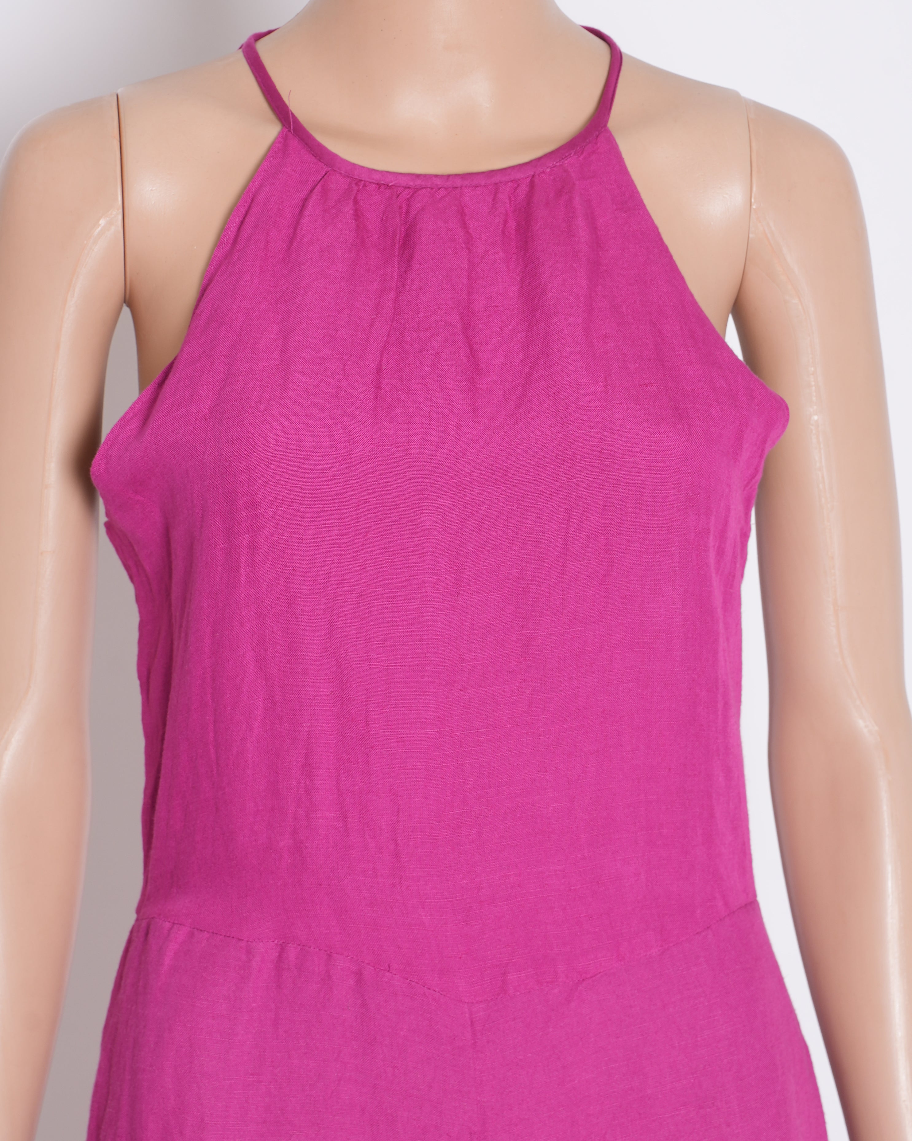 New Anthropologie Linen Blend Cutwork Jumpsuit