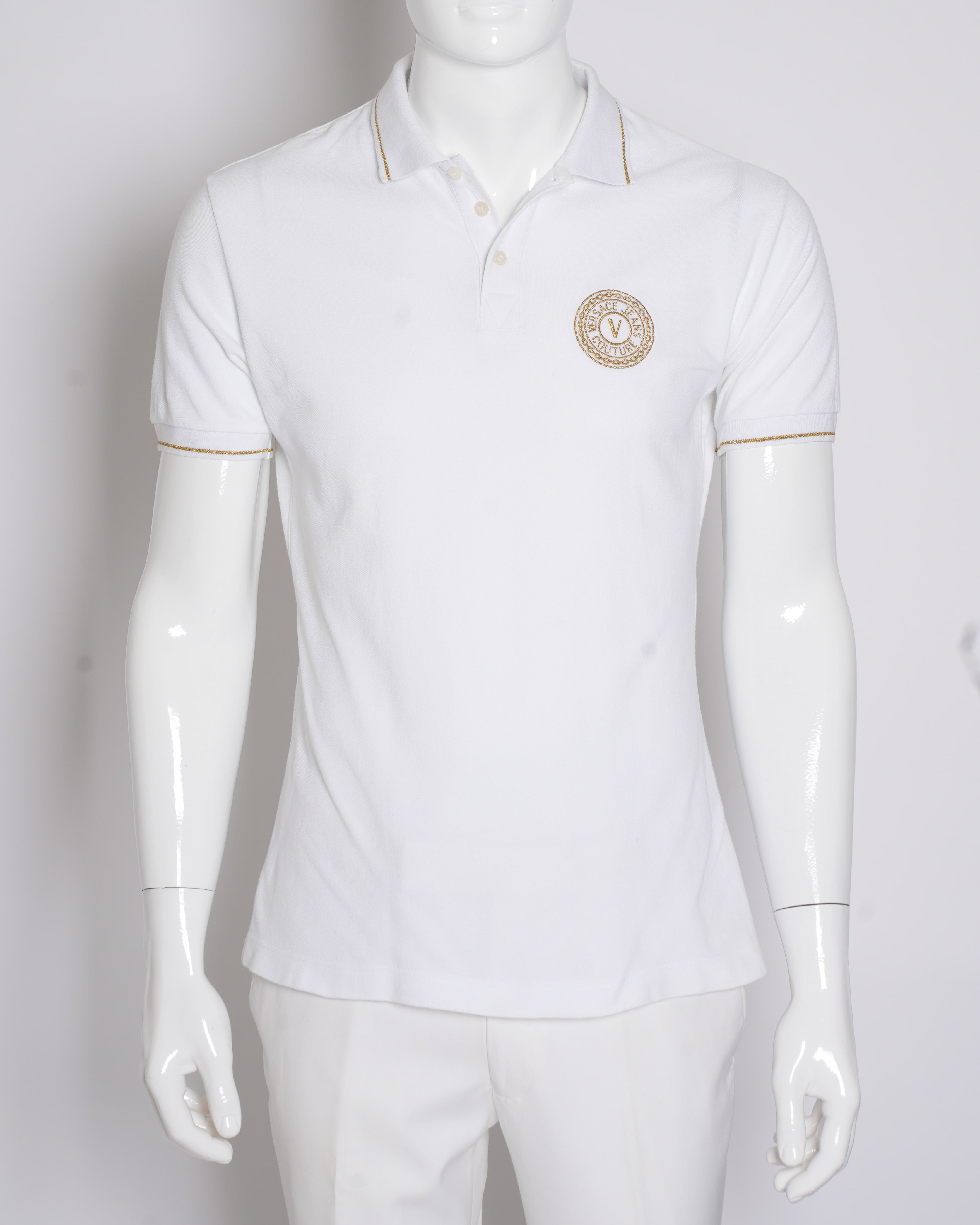 Versace couture Polo White