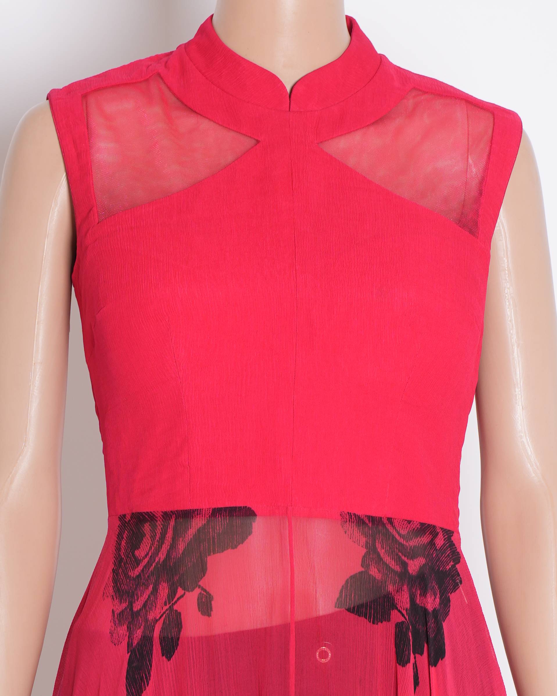 Dolly J red rose printed kurta