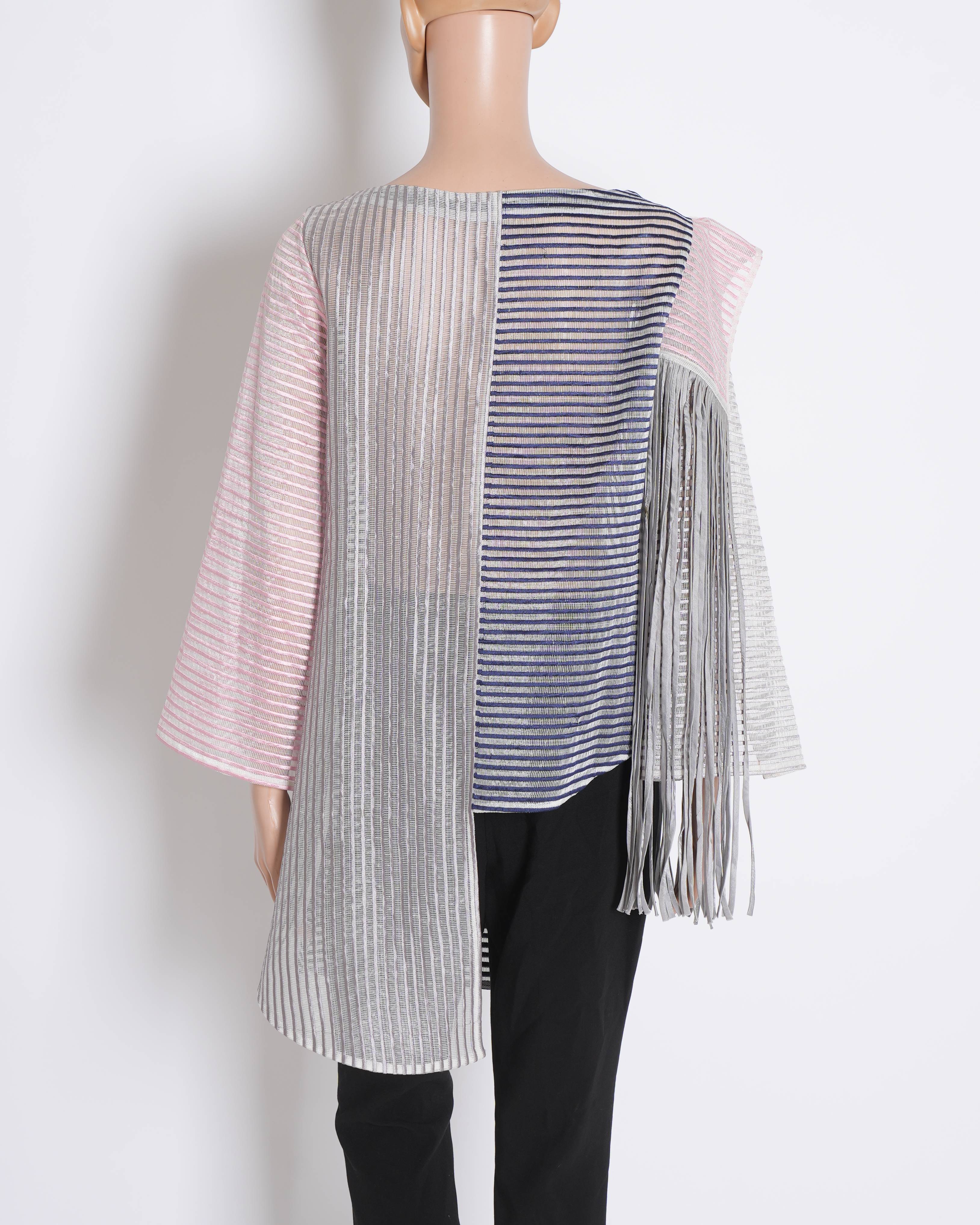 Pankaj & Nidhi Multi colour tassel top