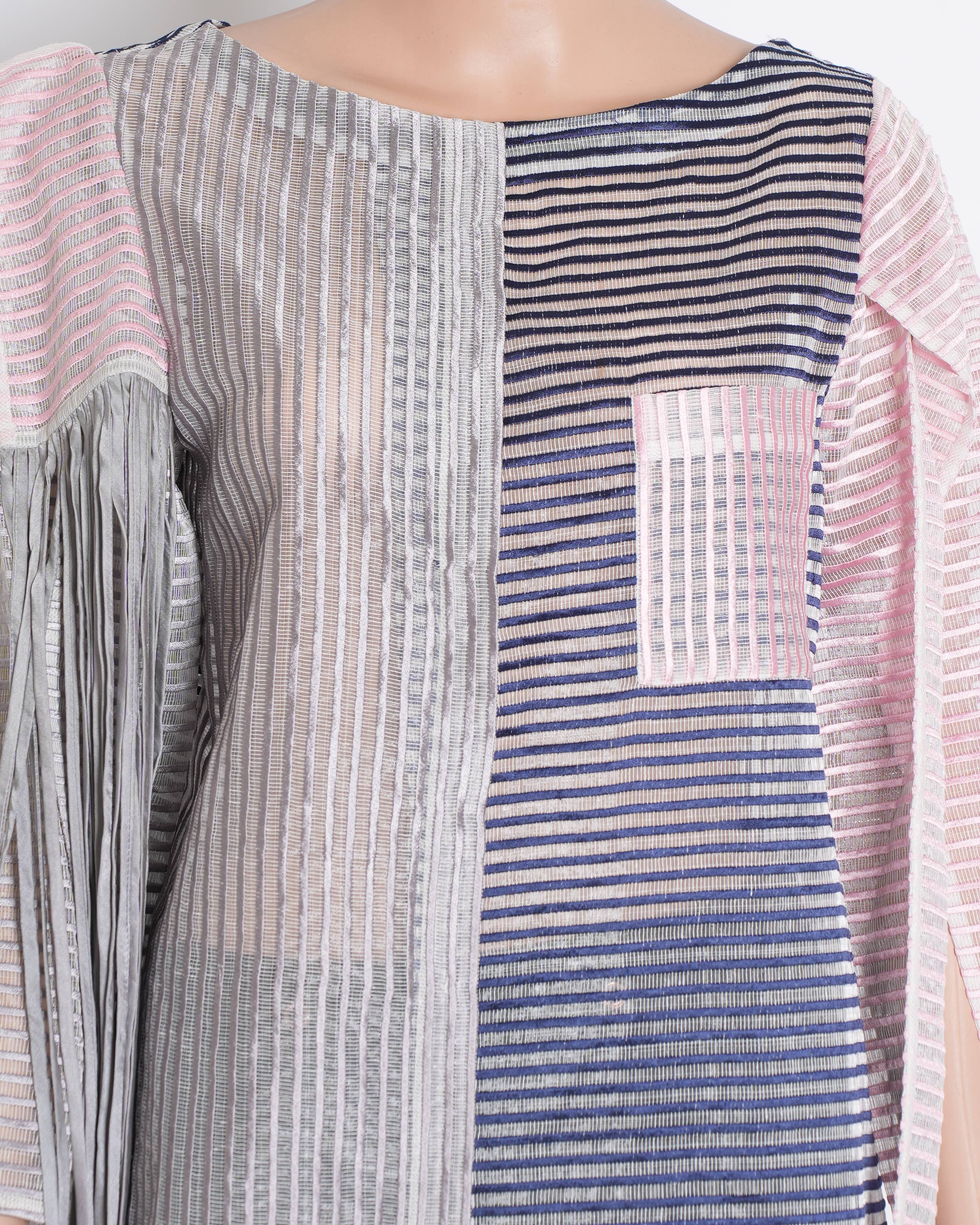 Pankaj & Nidhi Multi colour tassel top