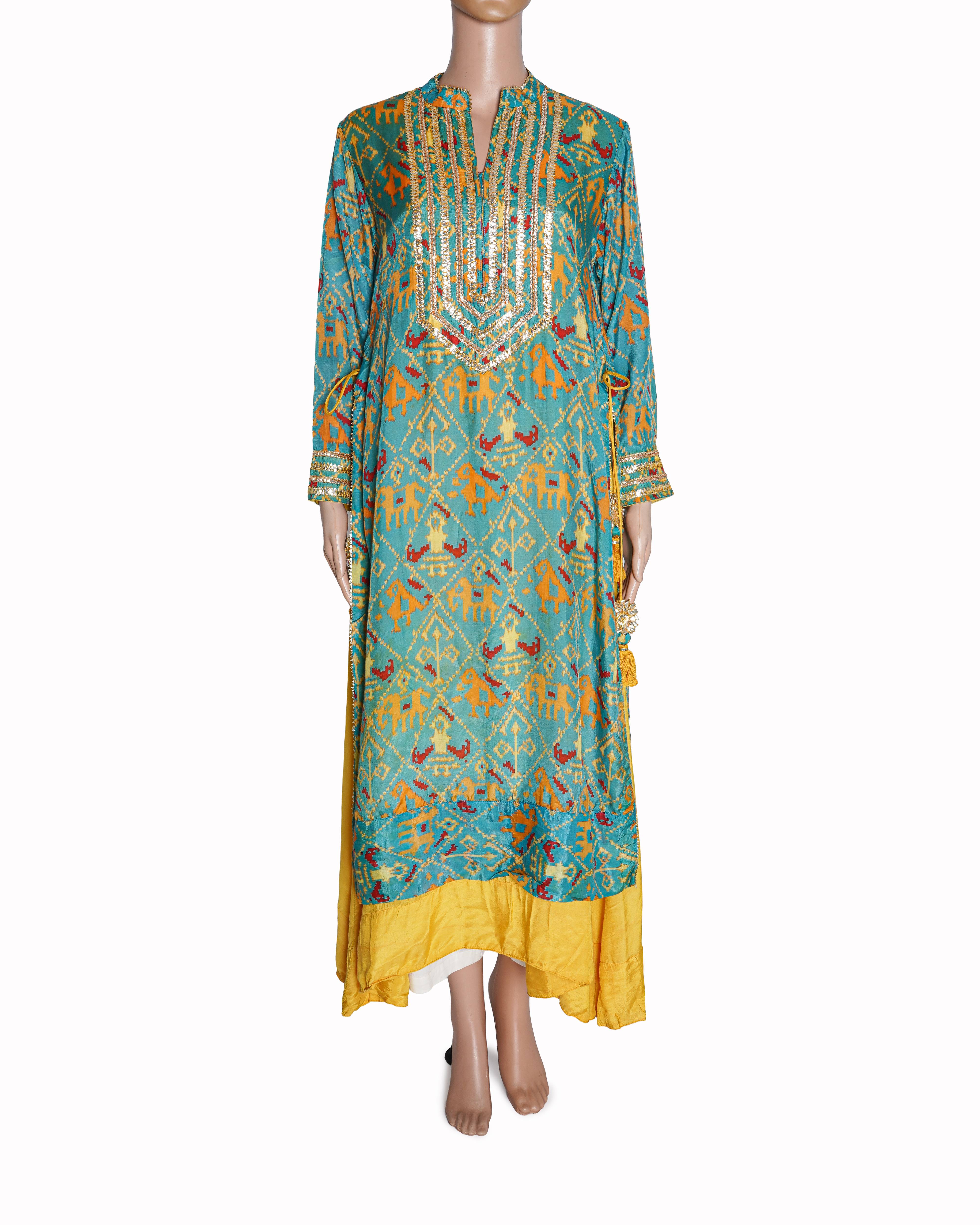 Anita Mody Printed & Embroidered Kurta