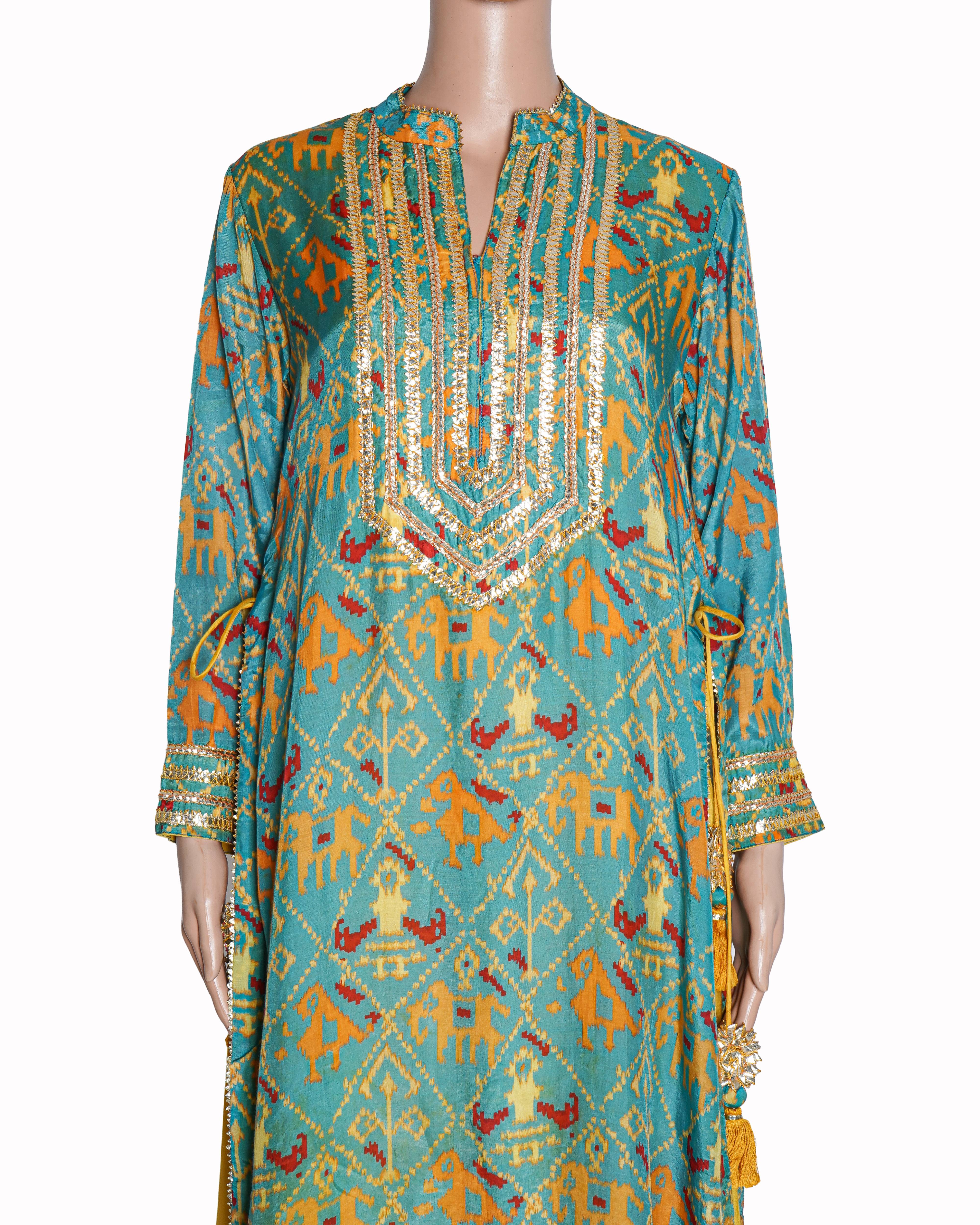 Anita Mody Printed & Embroidered Kurta