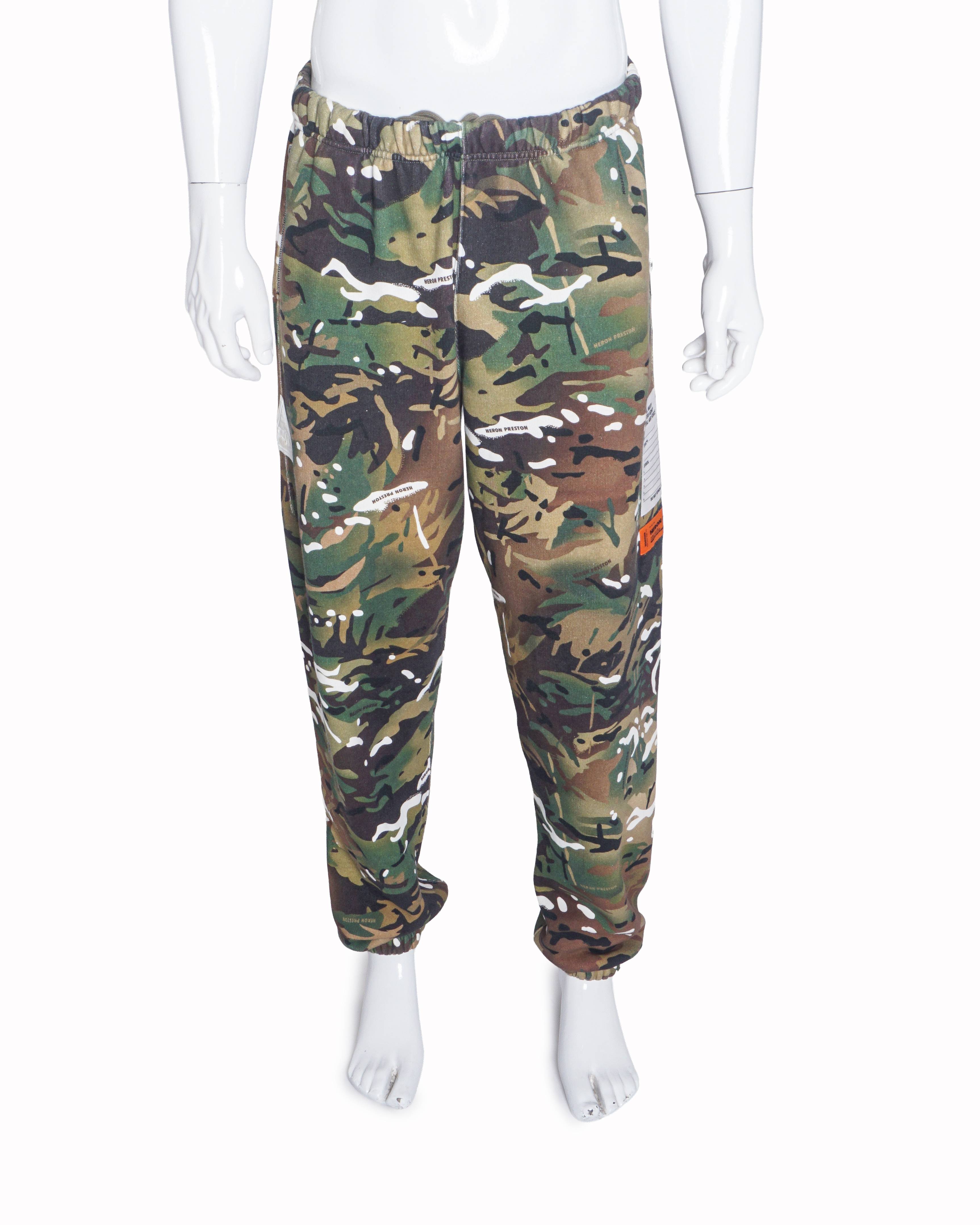 Heron Preston HP x Ministry Of Defence Camo Sweatpants