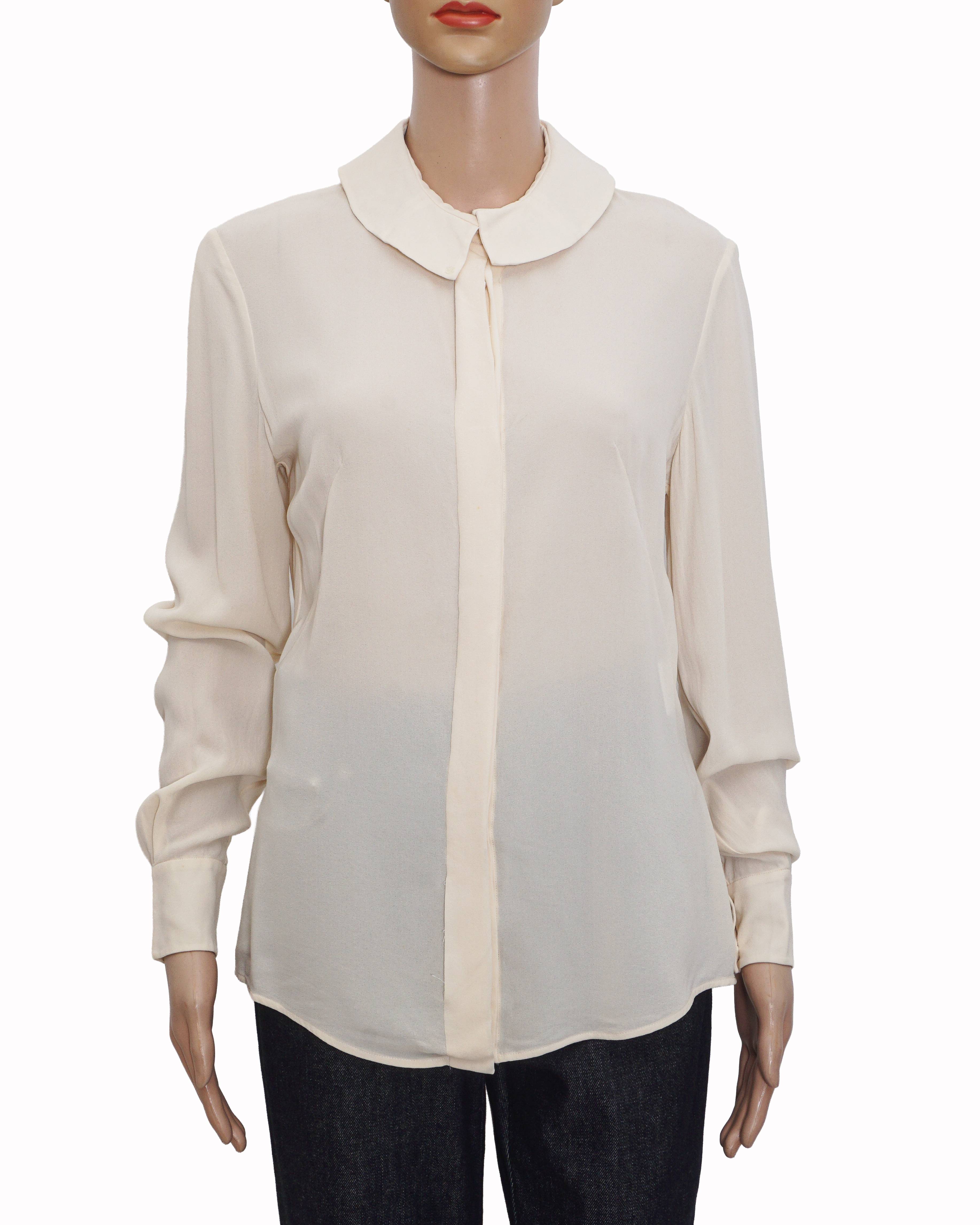 Alexander McQueen Cream Placket Button-Down Shirt