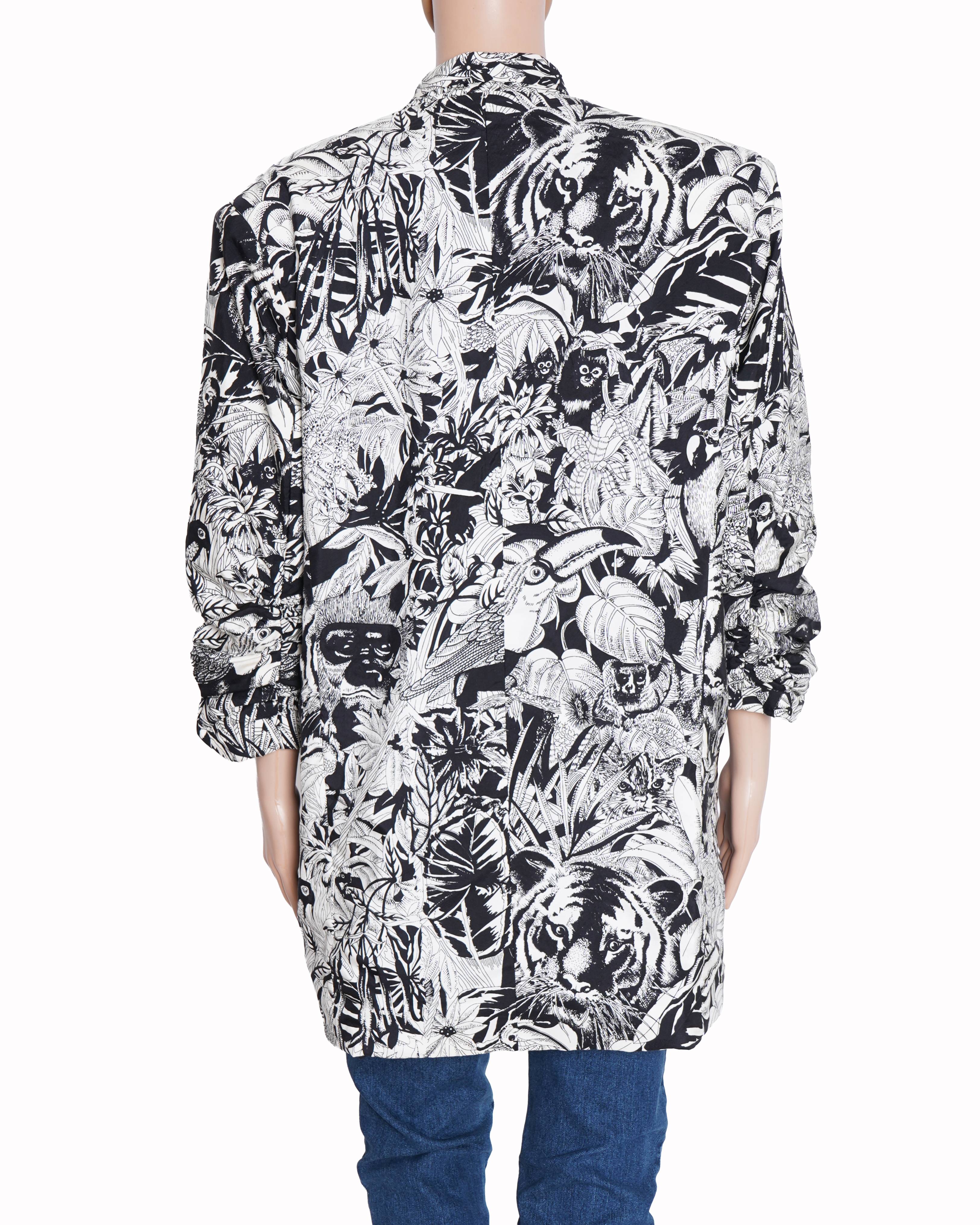 Reik light safari print zoot jacket
