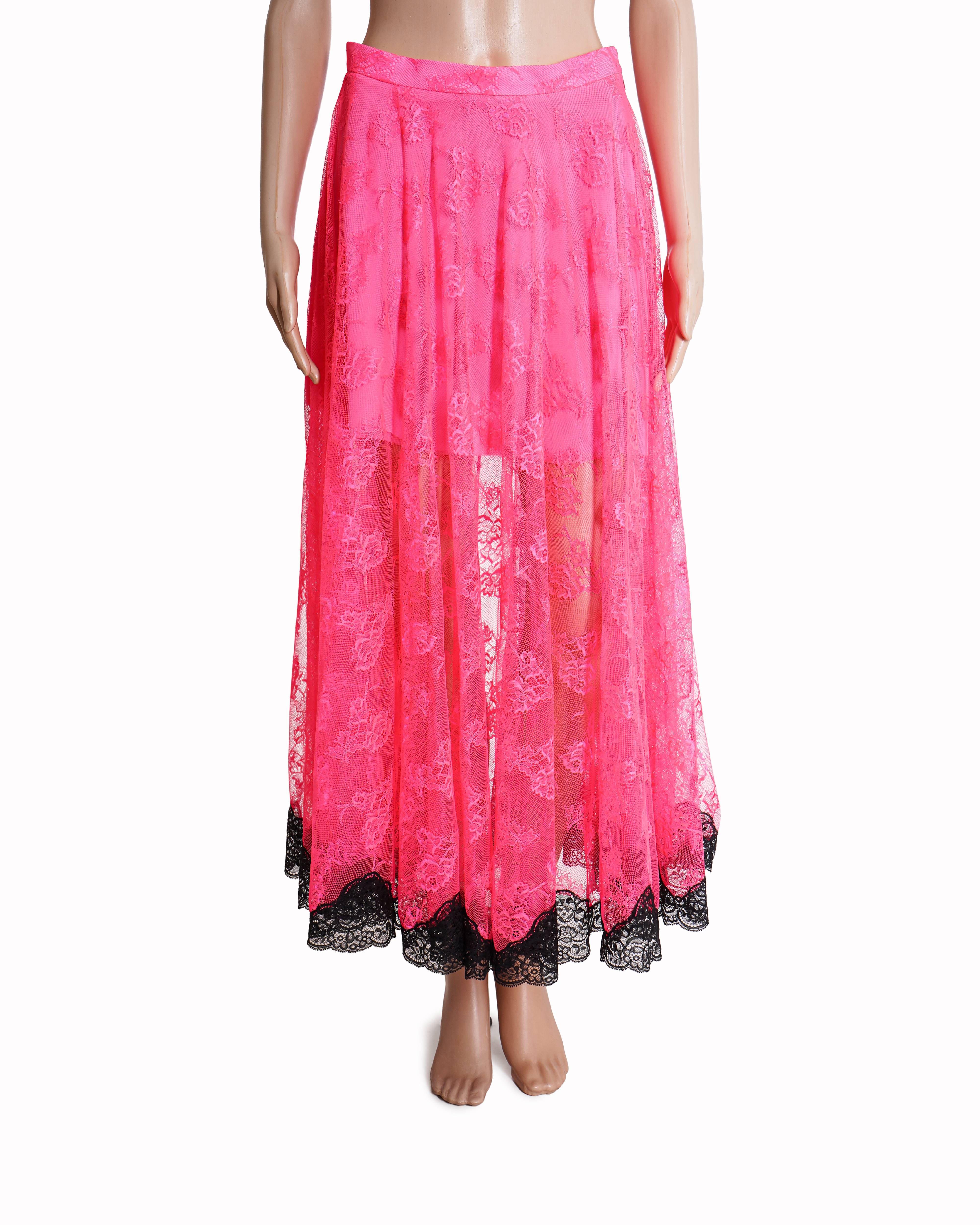Christopher Kane Mid Length Mesh Skirt