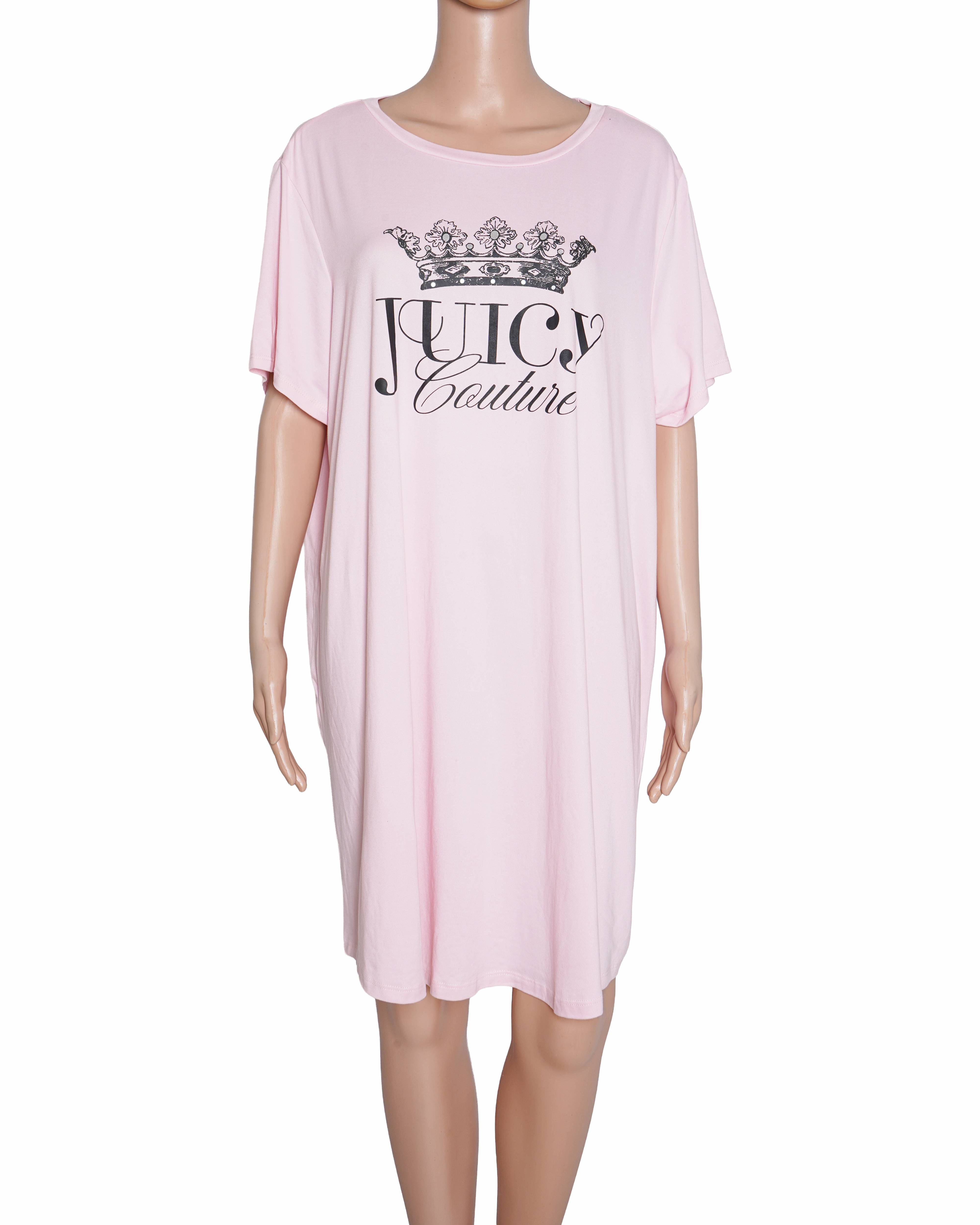 Juicy Couture Peach Pink Sleepwear Long T-shirt