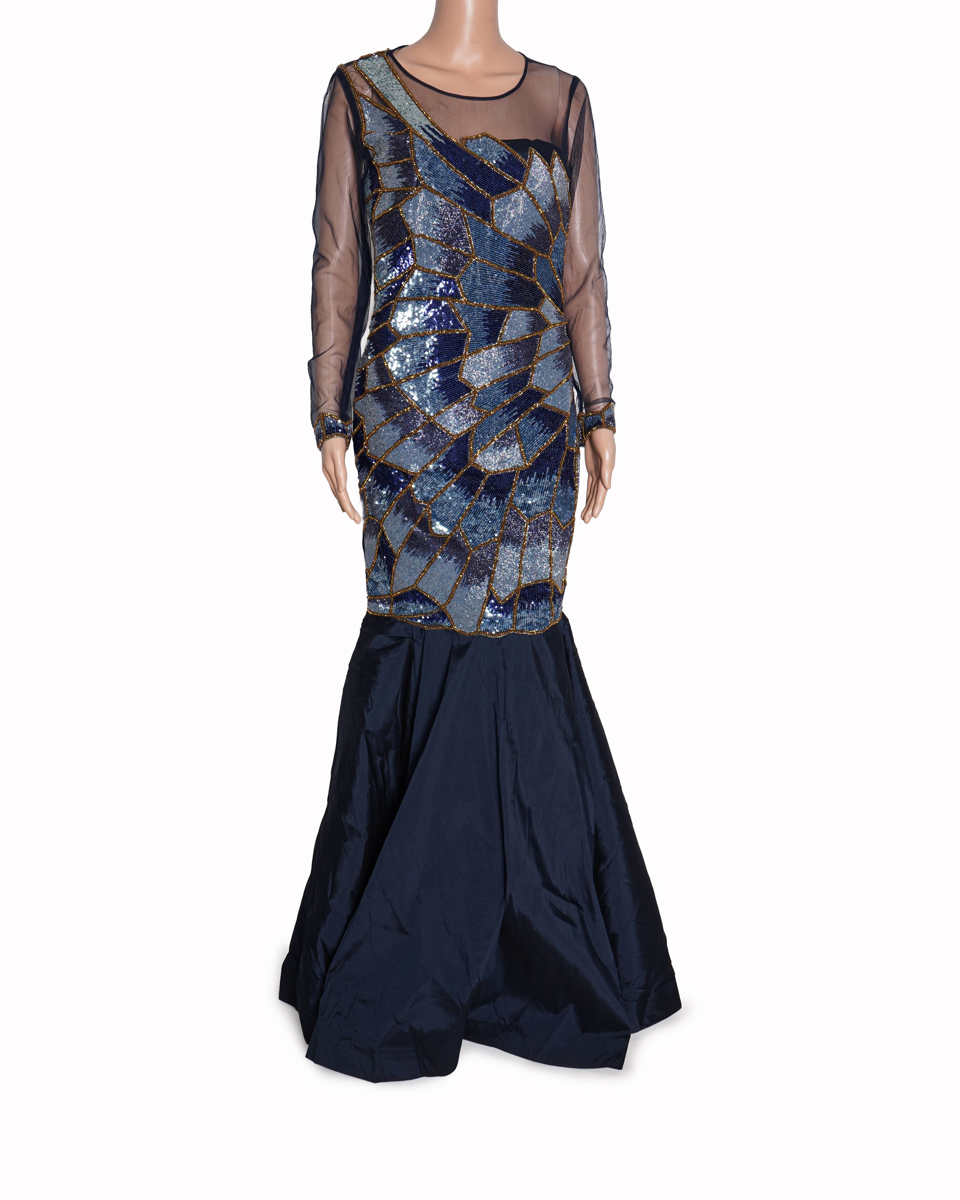 Neetu Rohra sequence Mermaid gown