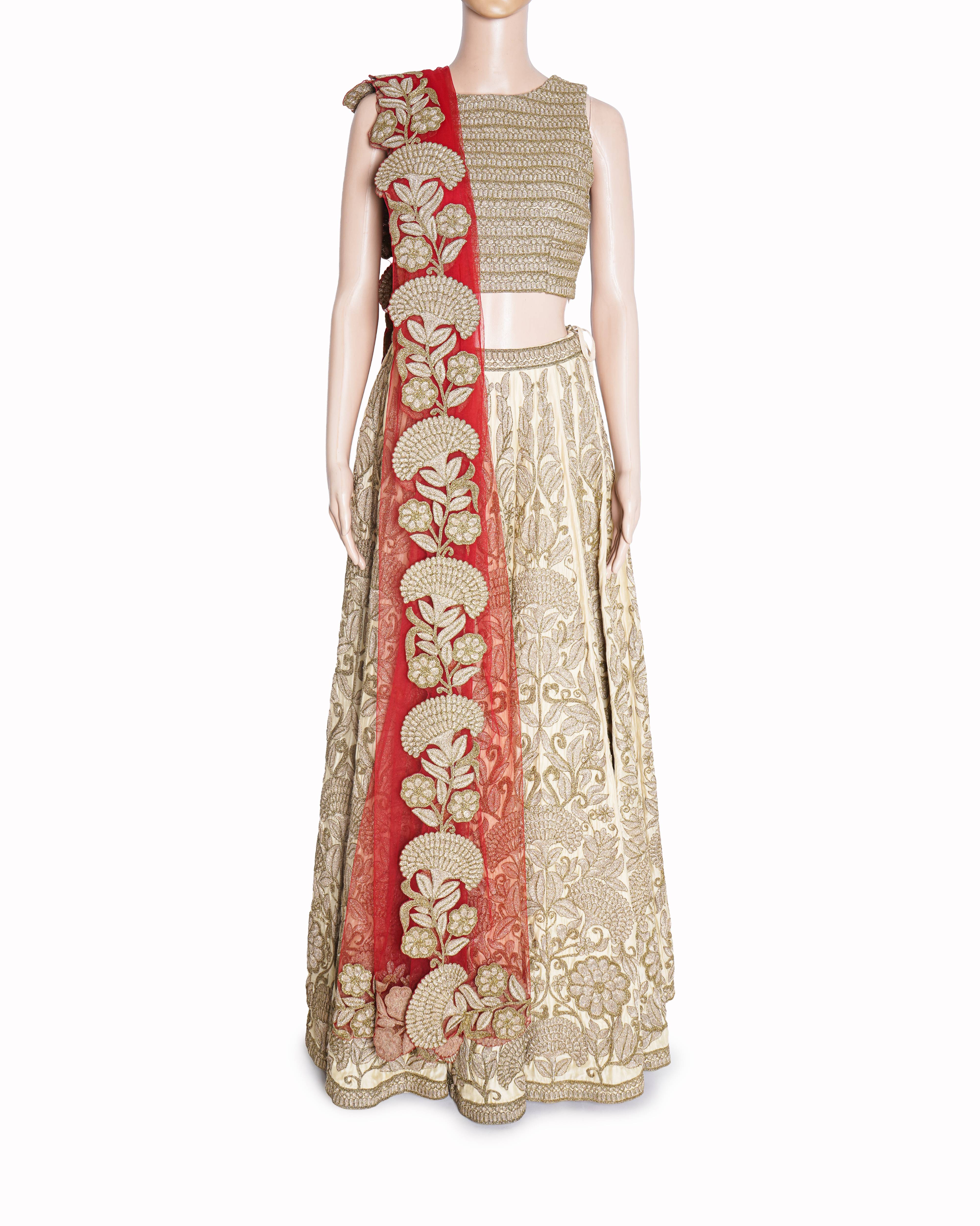Pankaj & Nidhi Embroidered Lehenga Set