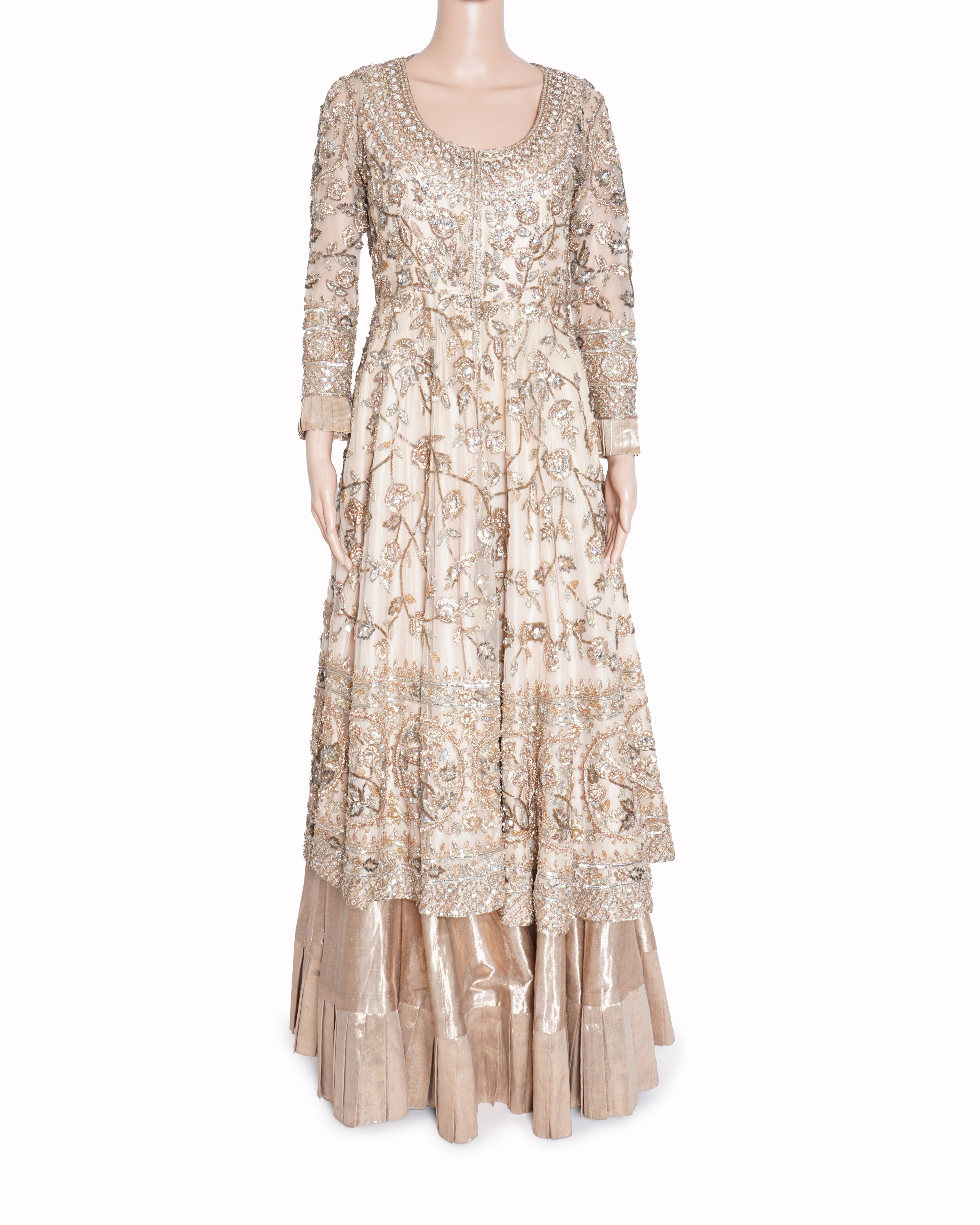 Manish Malhotra embroidered bridal jacket and lehenga