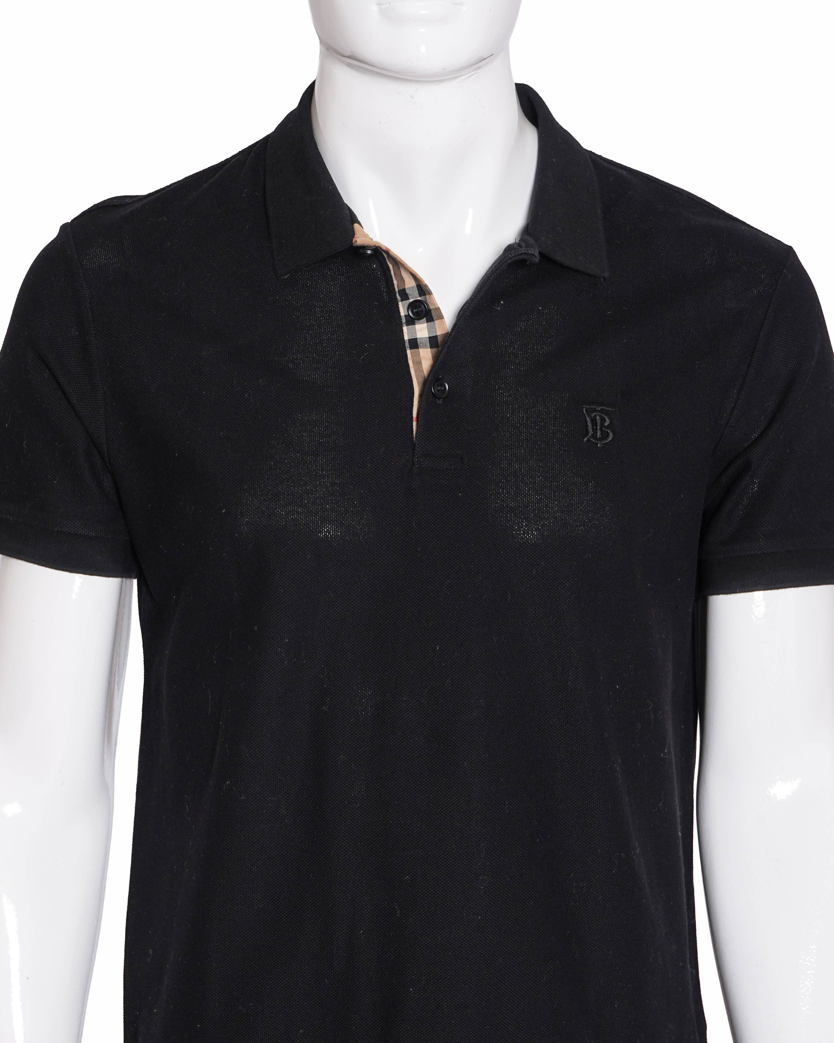 Burberry Black Polo T-shirt