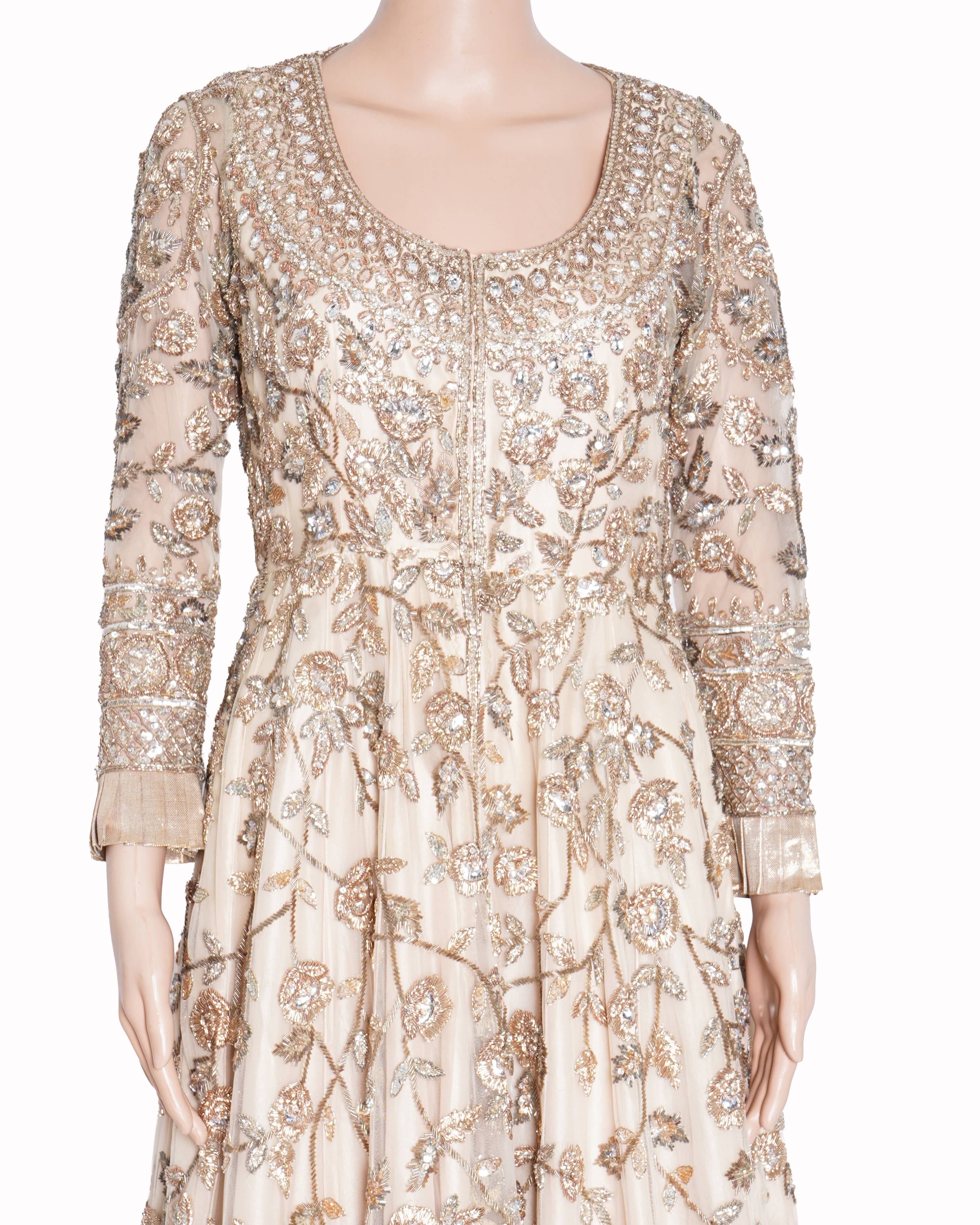 Manish Malhotra embroidered bridal jacket and lehenga