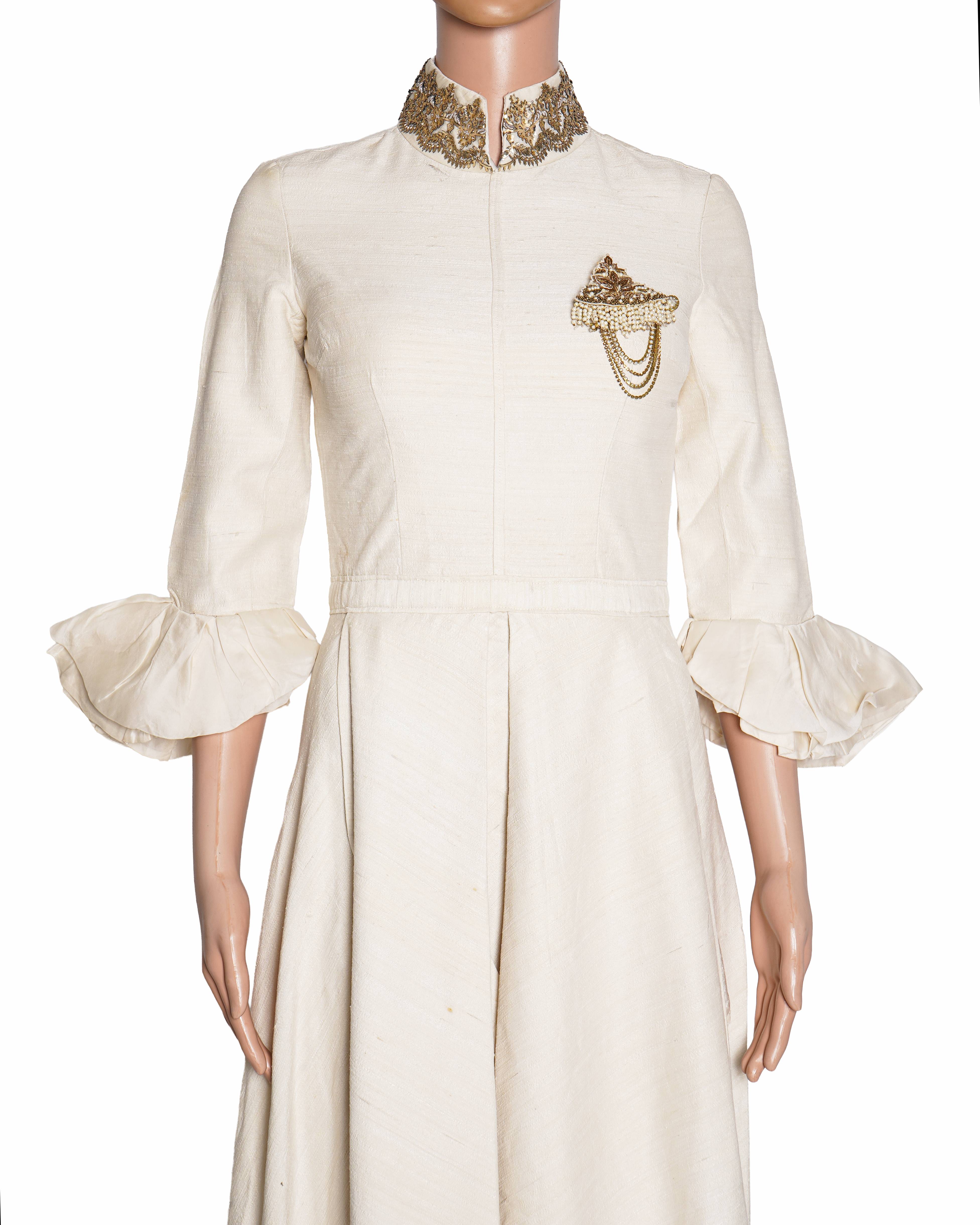 Shantanu & Nikhil Ivory long dress