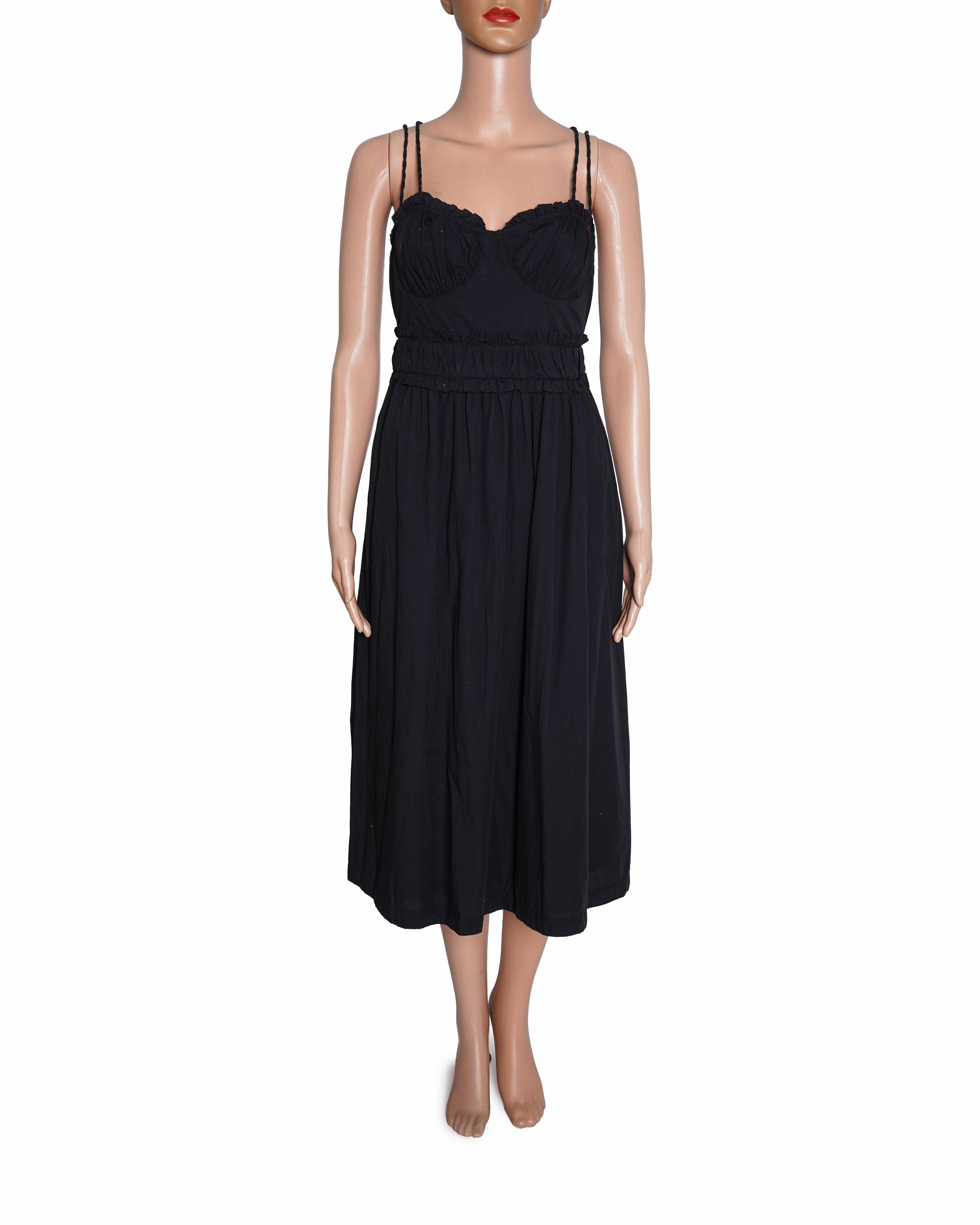 Anthropologie dress in black