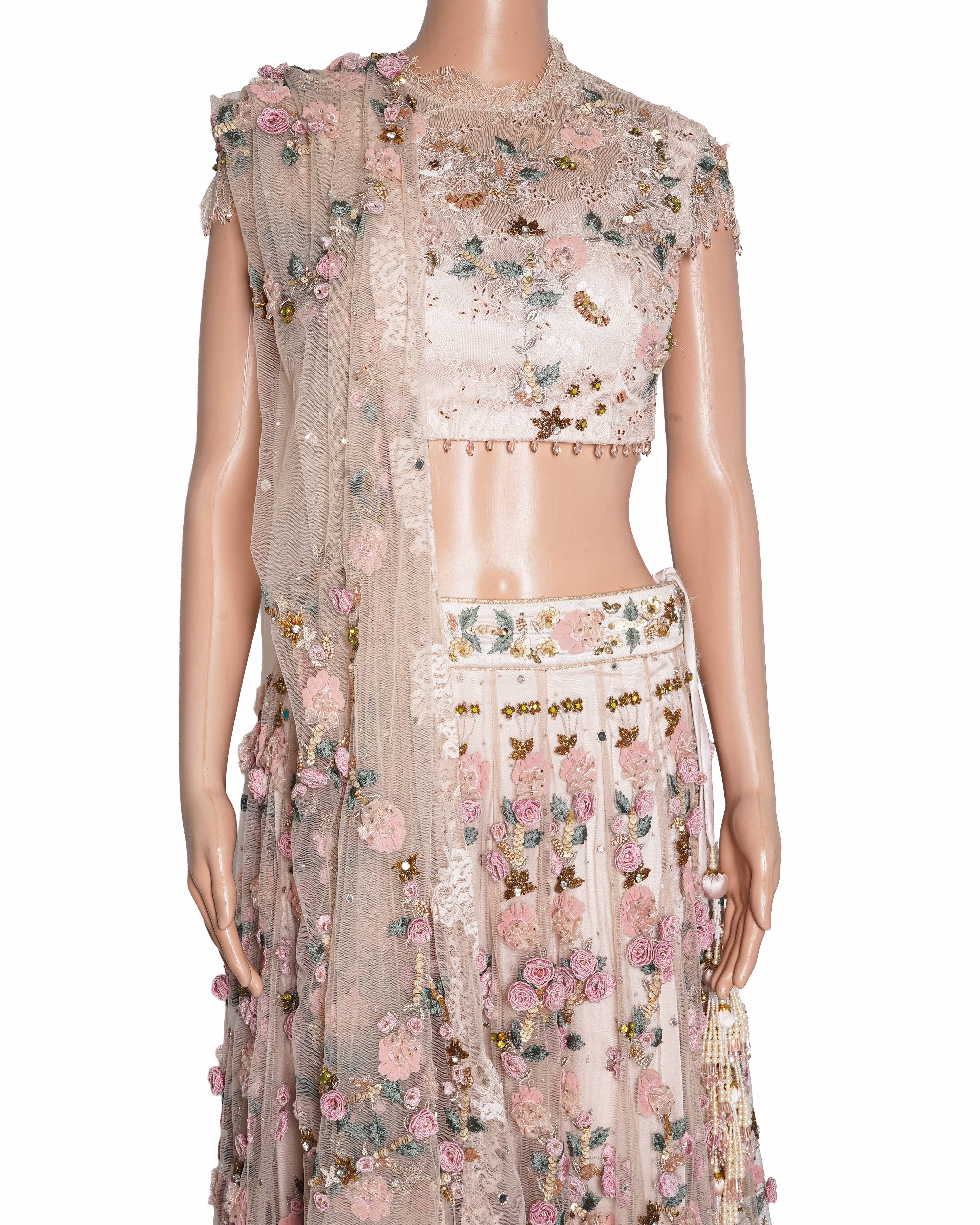 Abhishek Verma embellished leghanga set